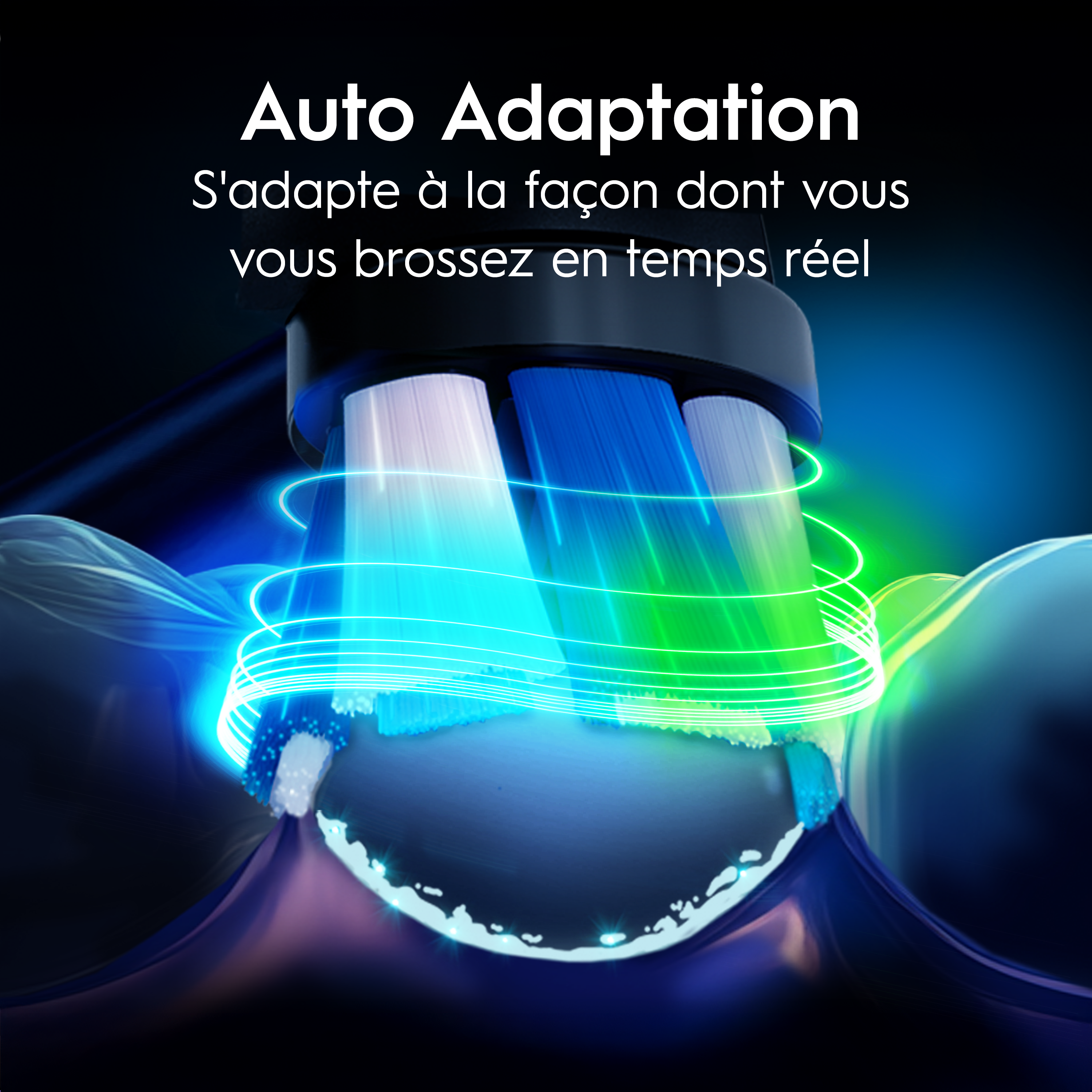 Pack Oral-B iO10 Gold - Sensibilité avec : 1 brosse à dents électrique + 2 dentifrices + 6 brossettes + 1 étui de voyage