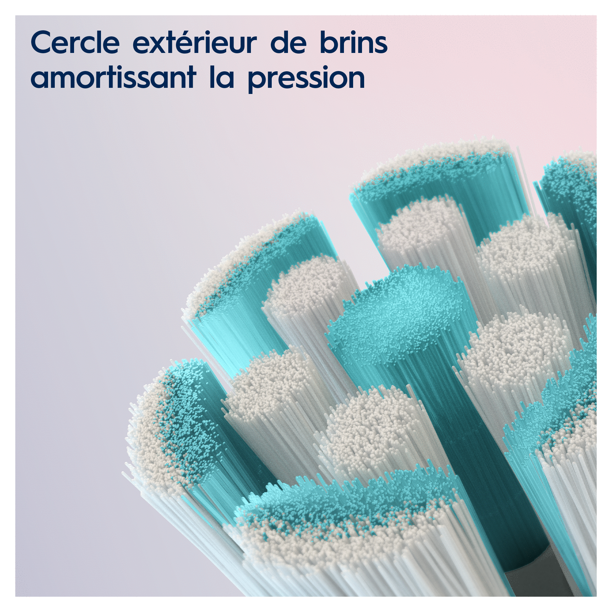 Oral-B iO 3 Rose Brosse à dents électrique avec brossette + 6 brossettes