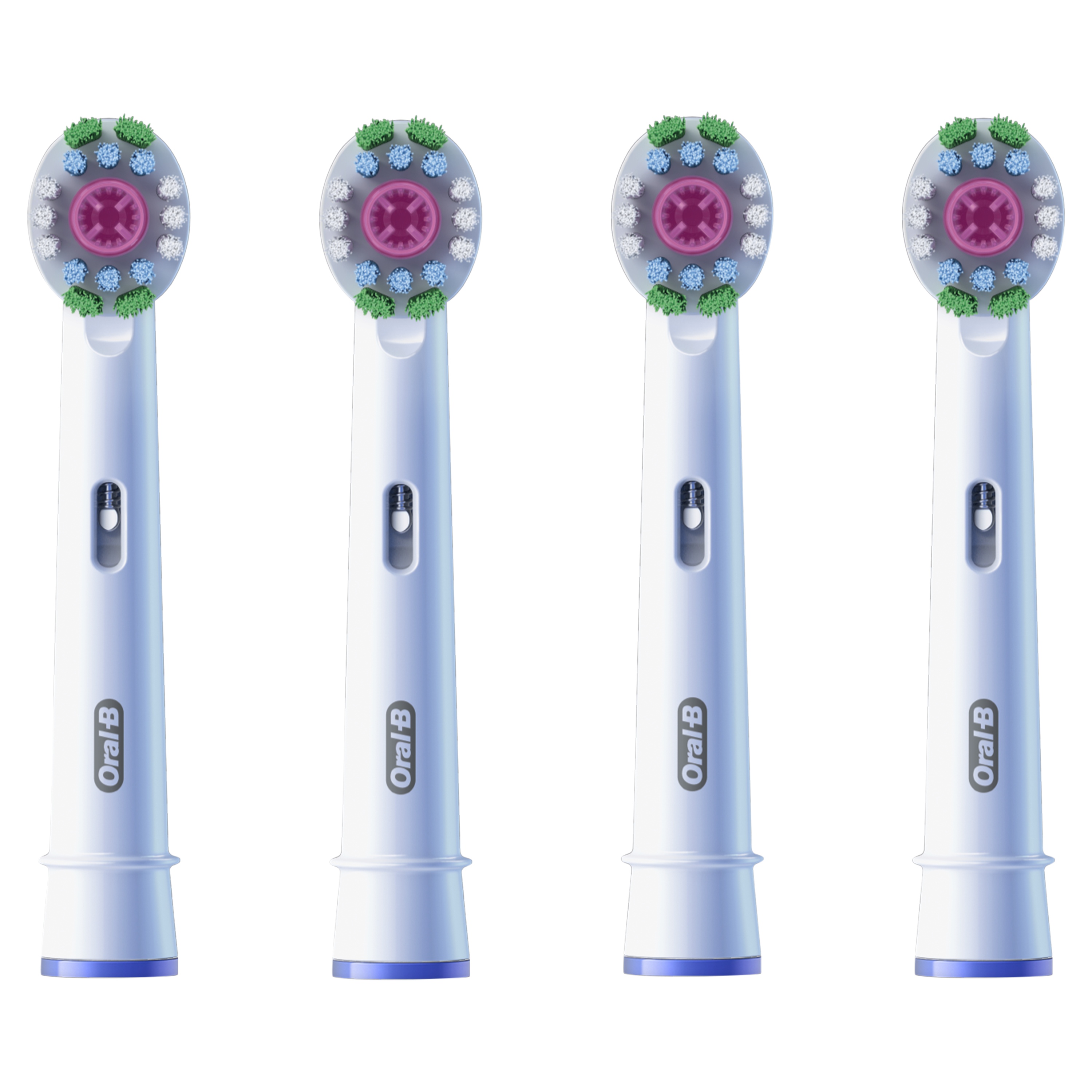 Oral-B Pro 3D White Brossettes Pour Brosse À Dents, Pack De 4 Unités