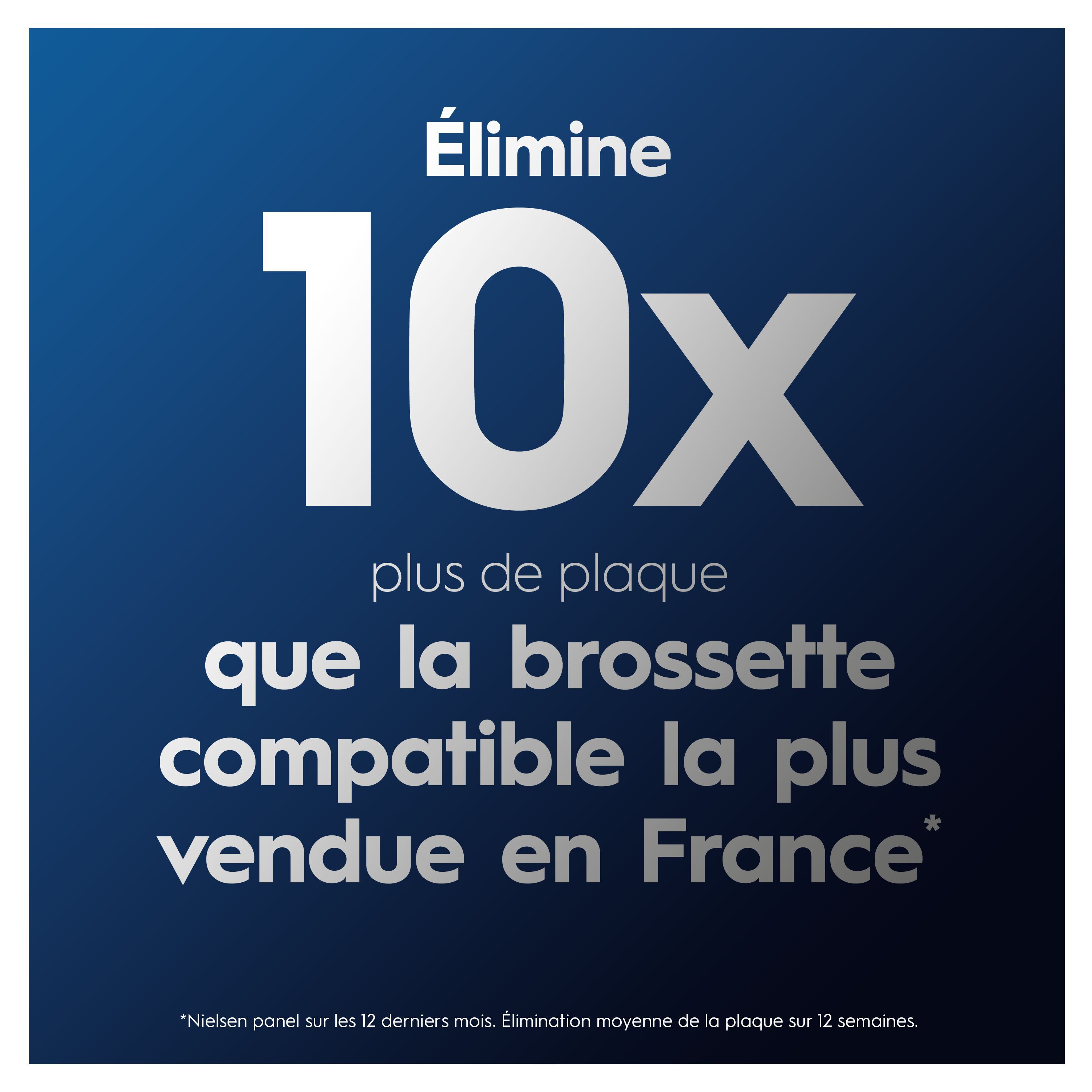 Oral-B Pro - 10 brossettes Cross Action Blanches - 30 mois