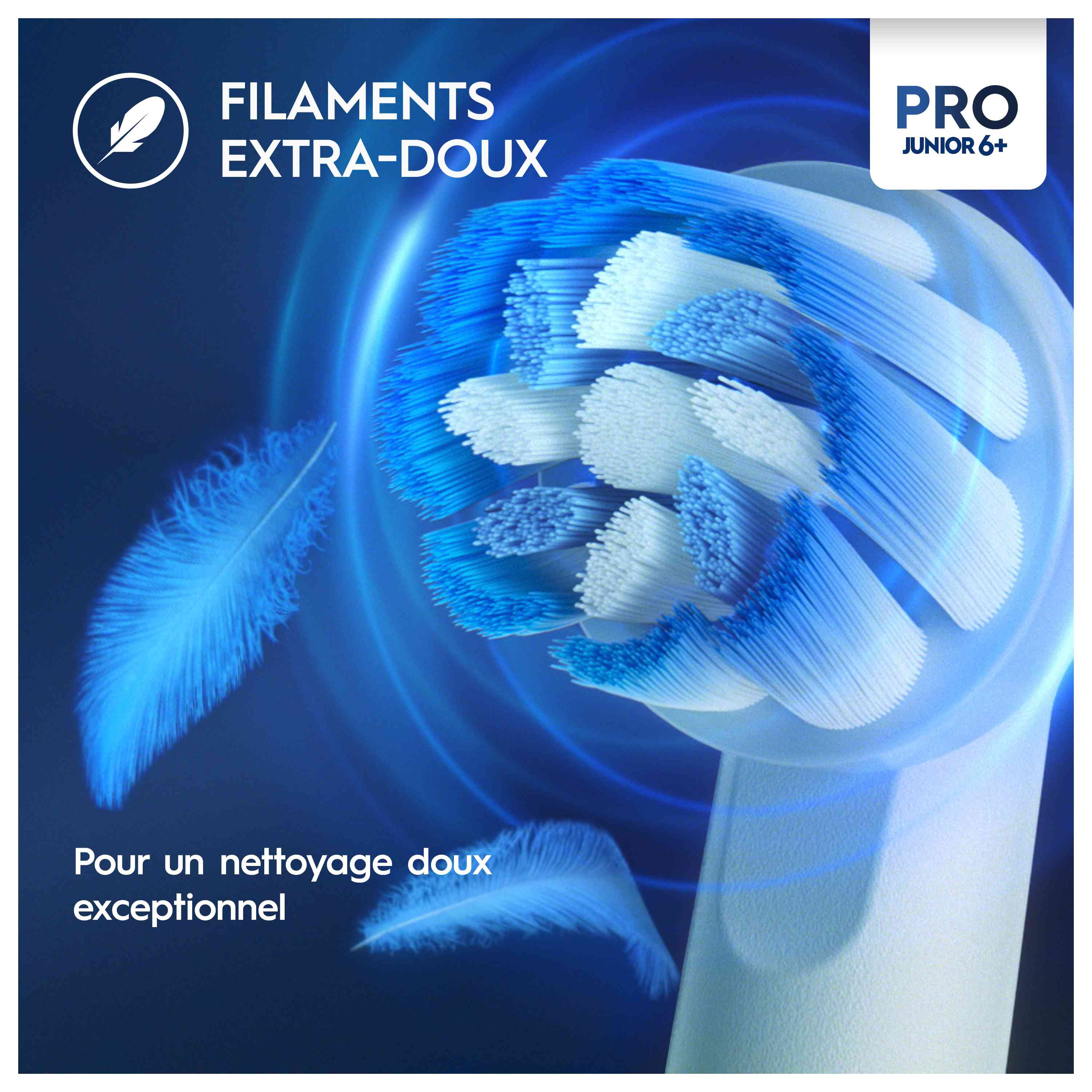 Oral-B Pro1 Violette Junior Brosse à dents électrique avec brossette