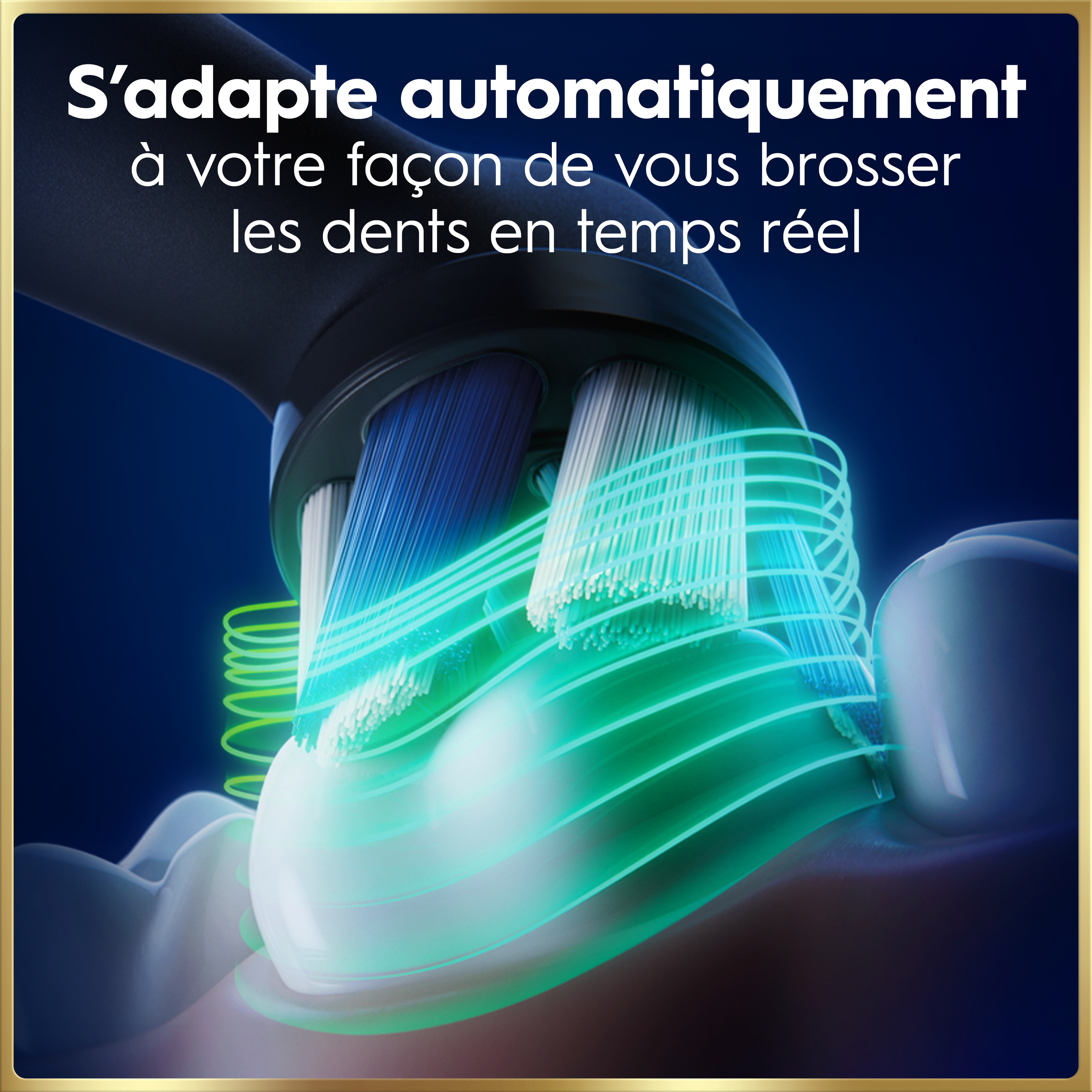 Brosse à dents électrique Oral-B iO9 | Black Onyx | 3 brossettes | Chargeur magnétique rapide | Étui de voyage avec chargeur | Pochette pour chargeur | Porte-brossettes