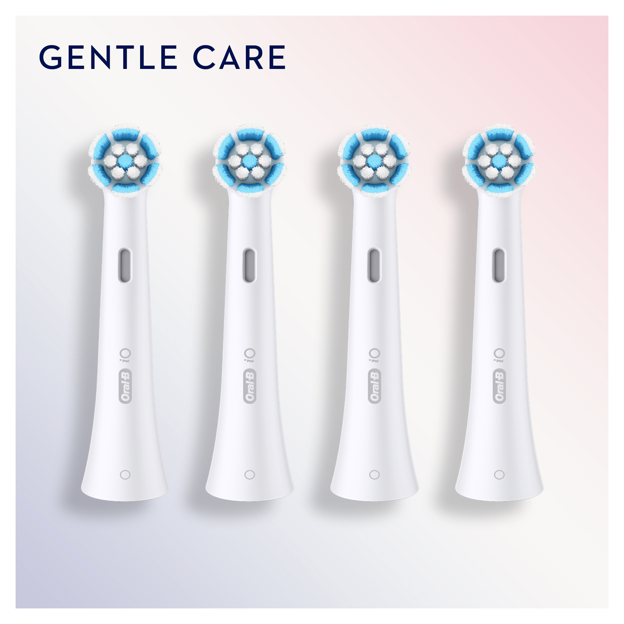 Oral-B iO - 10 brossettes Gentle Care Blanches - 30 mois