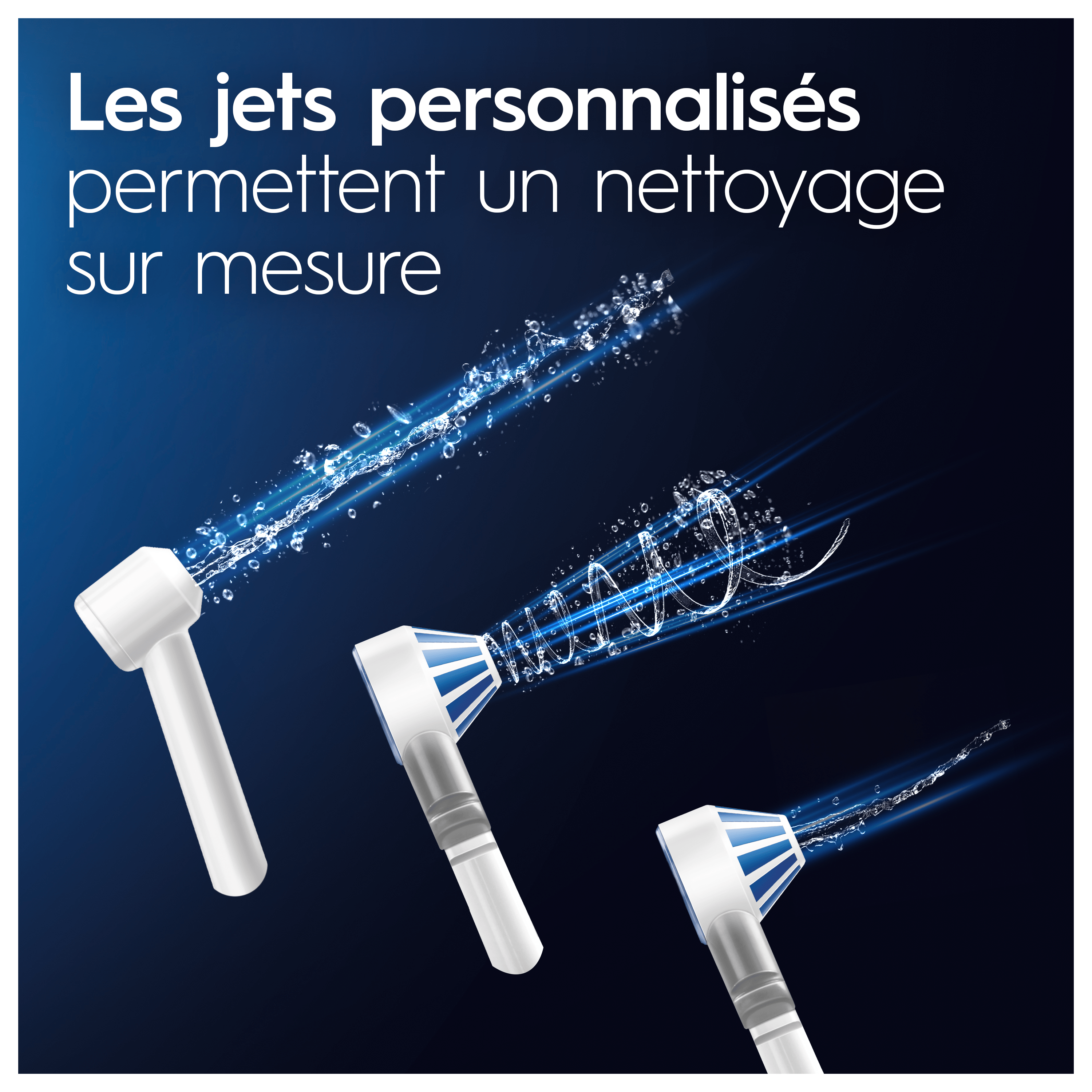 Oral-B iO4 Brosse à dents électrique et Hydropulseur de santé + 6 brossettes