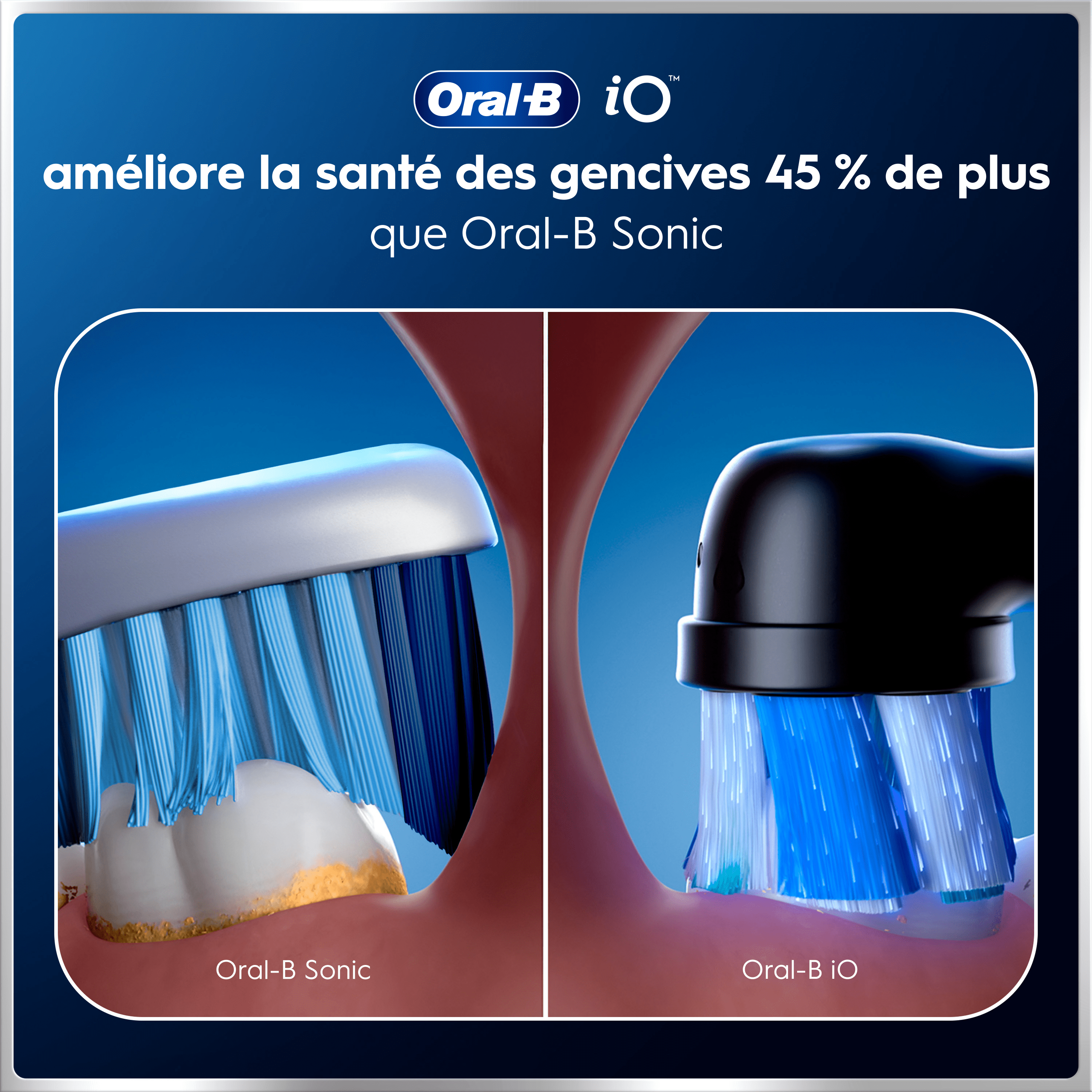 Oral-B iO 6 Lot de 2, Brosses à Dents Électriques Noire et Rose, 3 Brossettes, 1 Pochette pour Chargeur