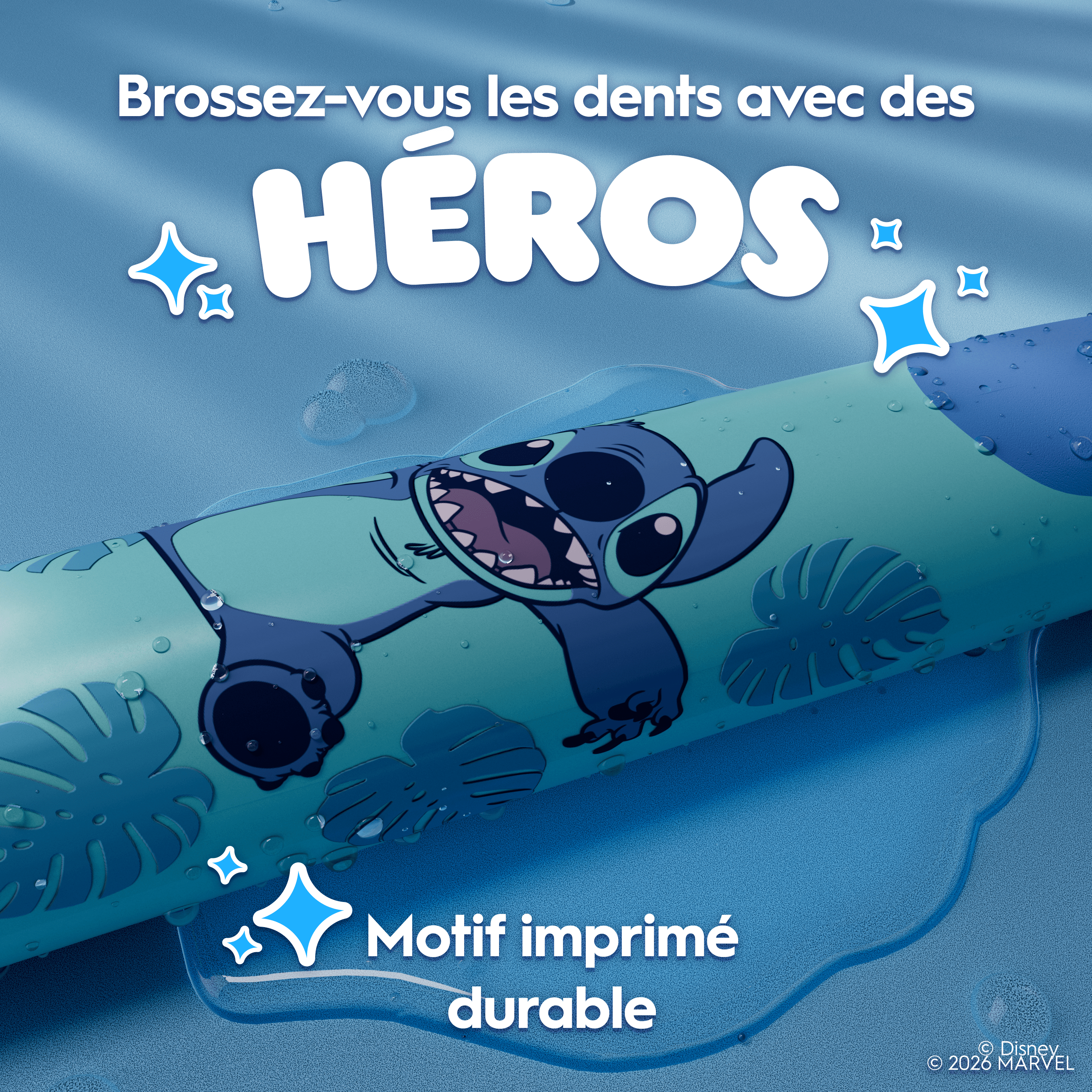 Oral-B iO Kids Disney Stitch Brosse À Dents Électrique, 1 Brossette, 3 Modes Avec Mode Douceur Pour Enfants