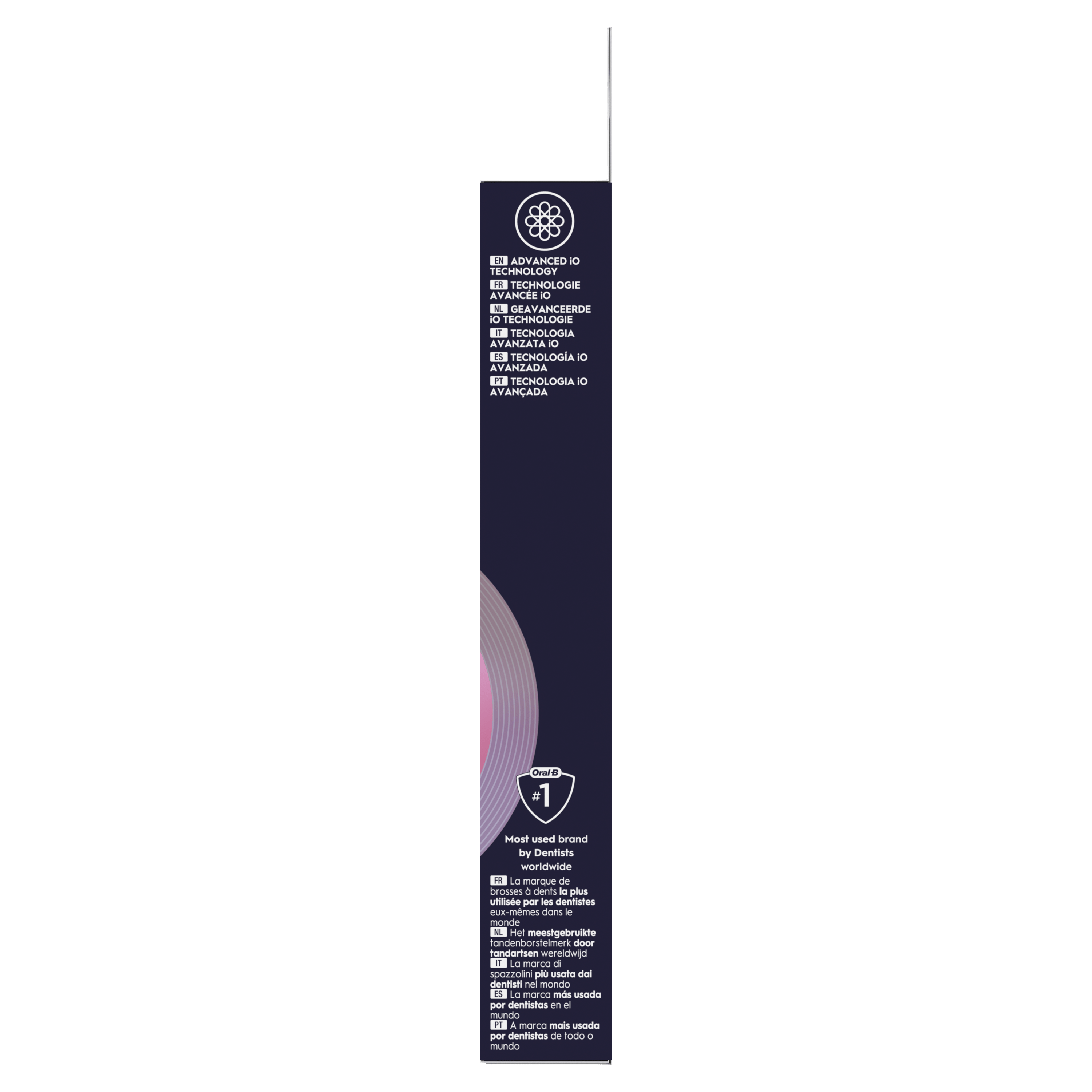 Oral-B iO2 Rose - Brosse à Dents Électrique avec 1 brossette + pack de 6 brossettes