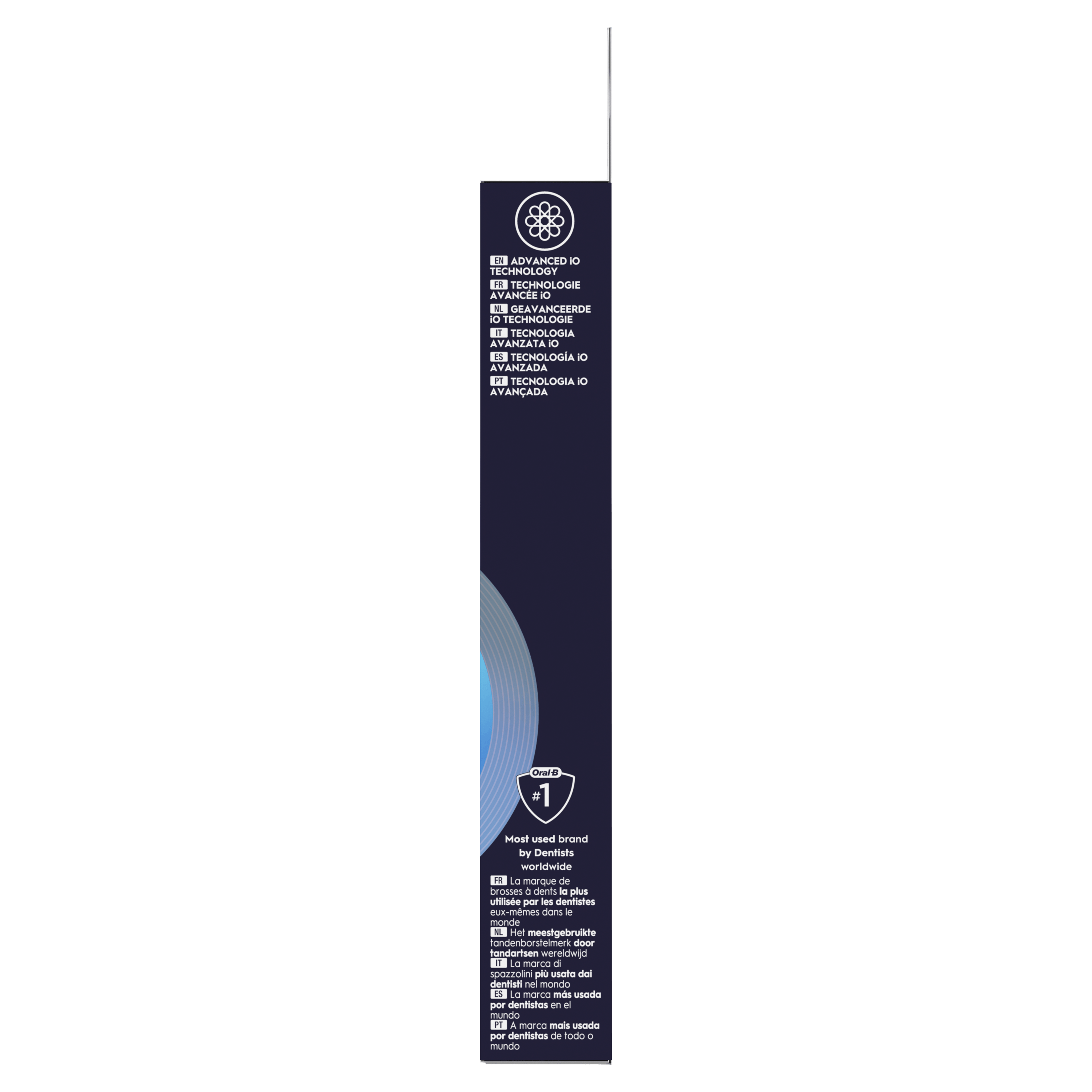 Oral-B iO 10 Brosse À Dents Électrique Lunar Gold, 6 Brossettes Ultimate Clean, 1 Chargeur Magnétique Rapide avec Coach de Brossage iO Sense, 1 Étui de Voyage Chargeur, 1 porte-brossettes hygiénique