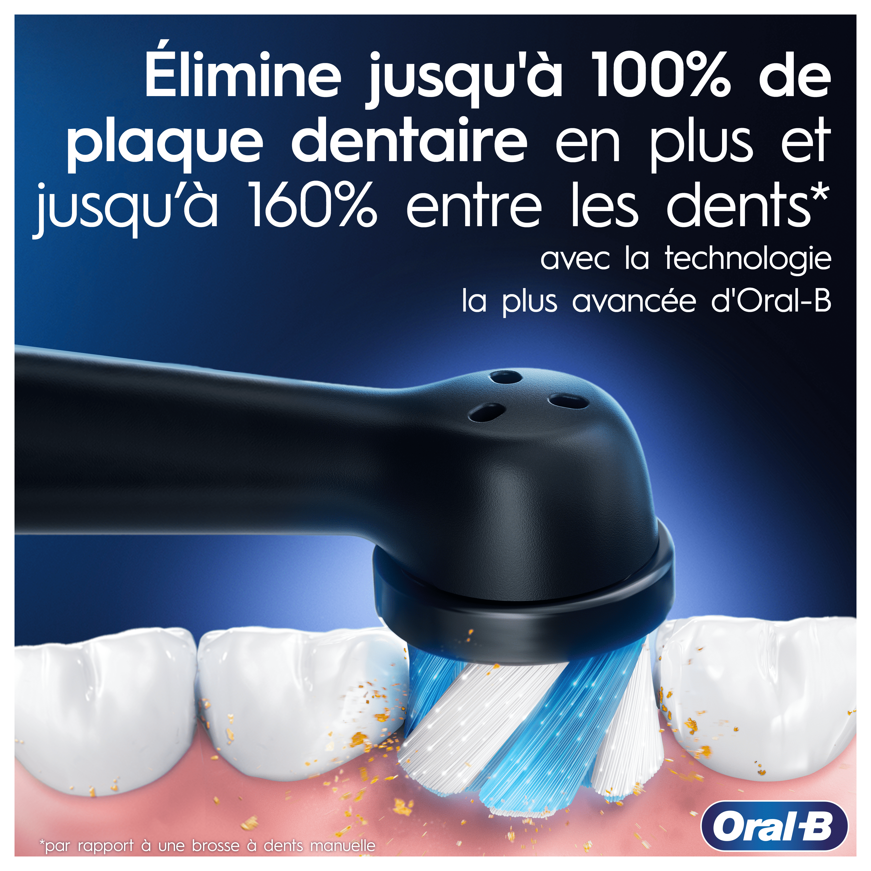 Oral-B iO5 Brosse À Dents Électrique Noire , 3 Brossettes, 1 Étui De Voyage, 1 pochette, 1 Porte Brossettes
