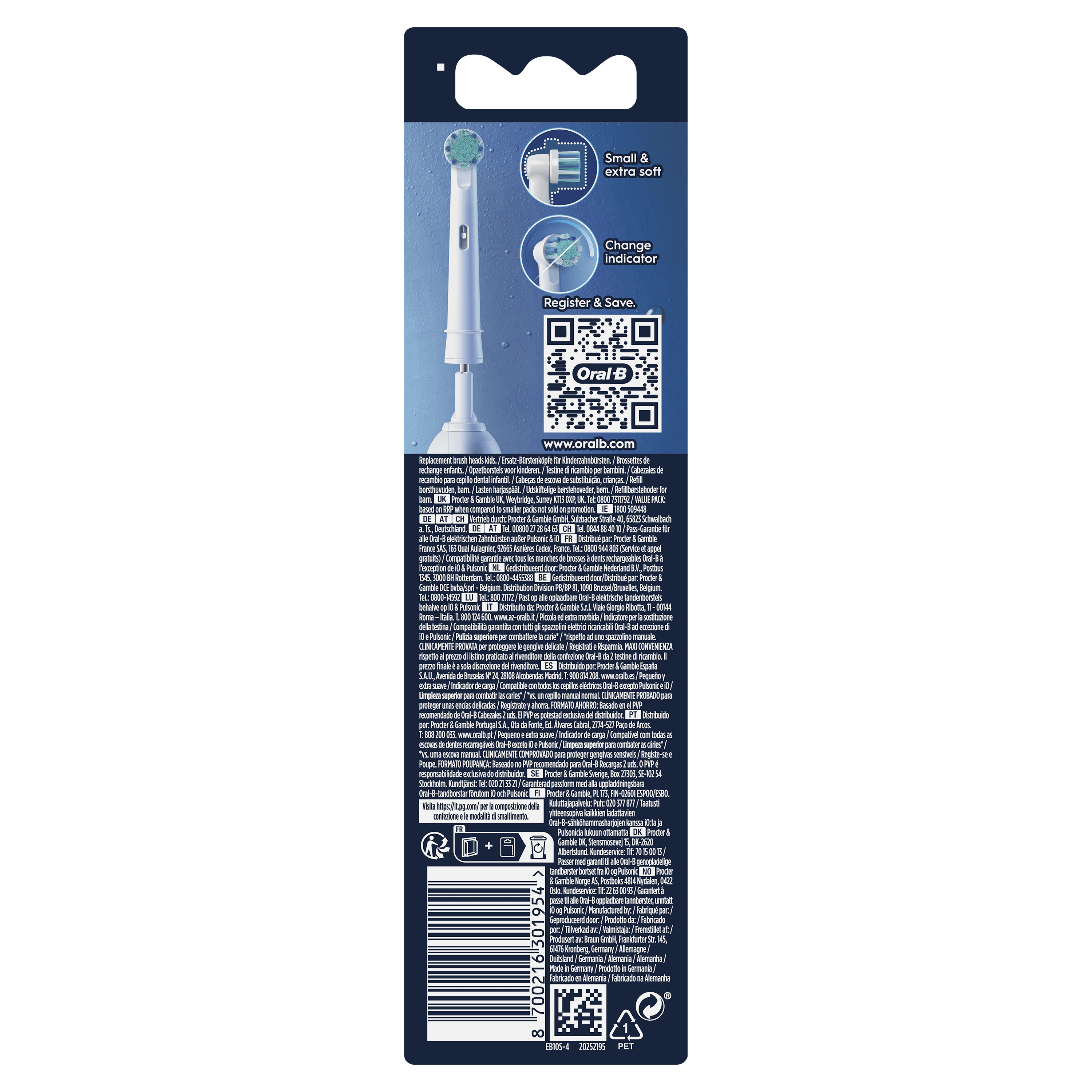 Brosse À Dents Électrique Oral-B Pro Kids 1 Manche Disney Le Roi Lion, 8 Brossettes , 3 Ans et Plus