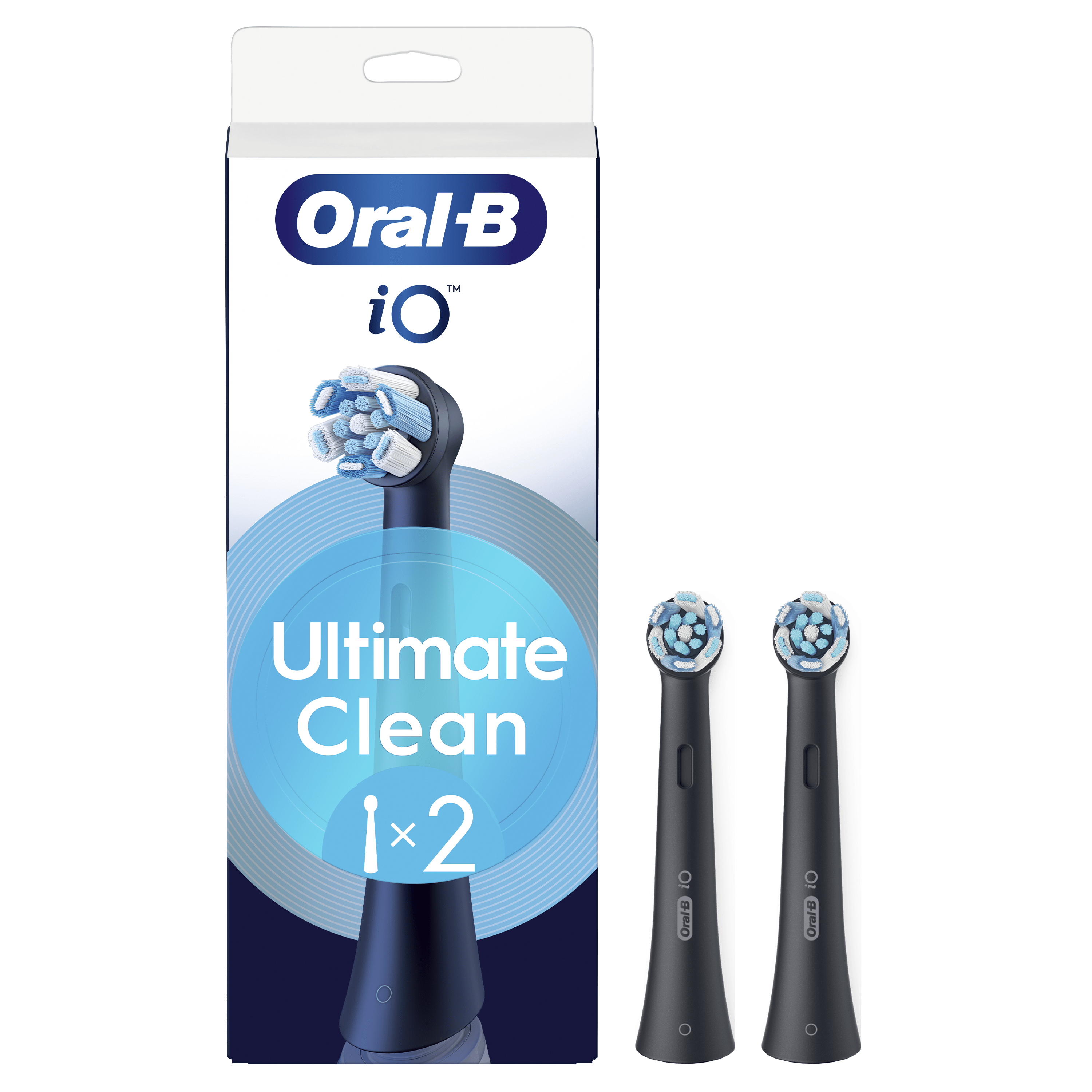 Oral-B iO 10 Noire Brosse à dents électrique avec brossette + 2 brossettes