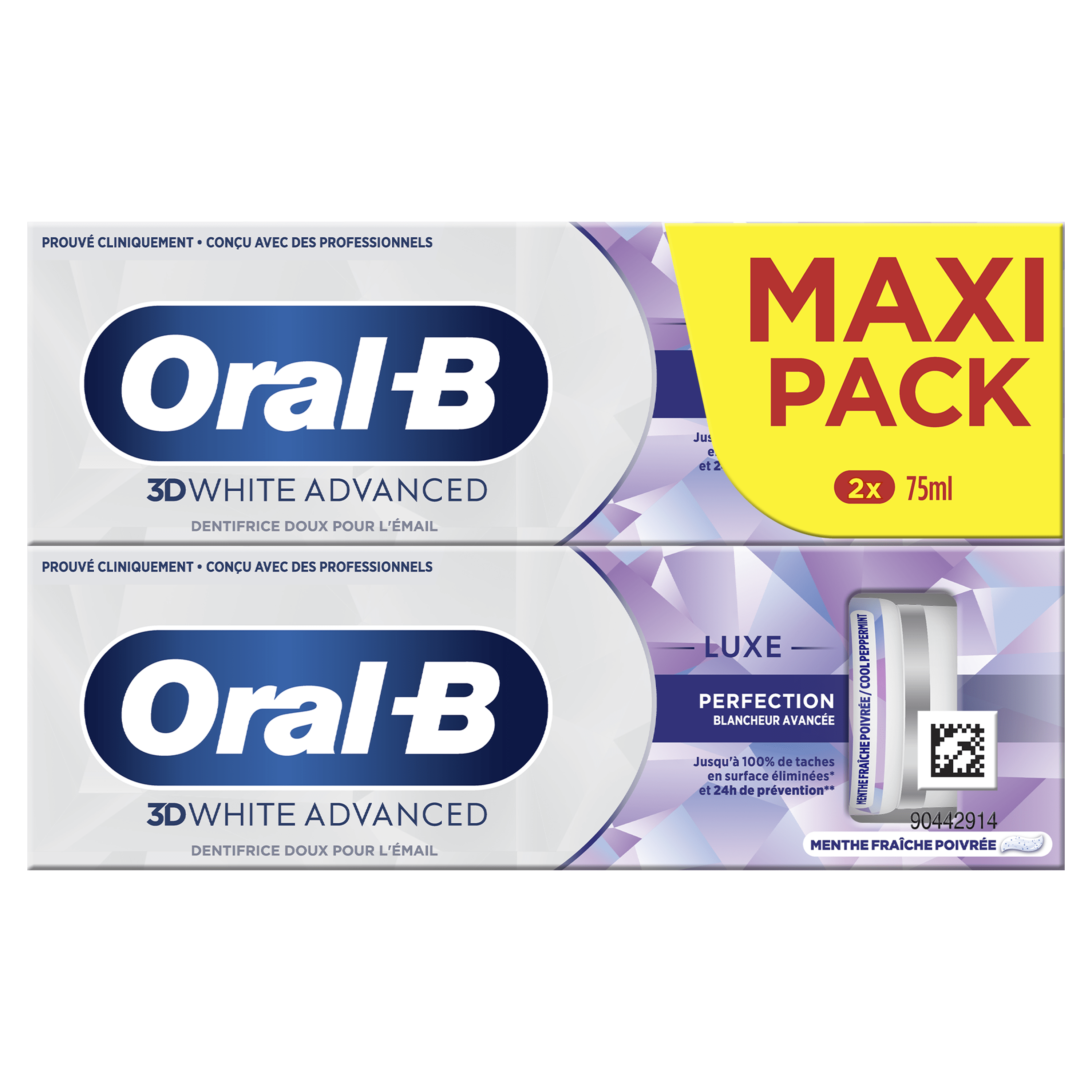 Oral-B Pro Pack de routine dentaire - blancheur