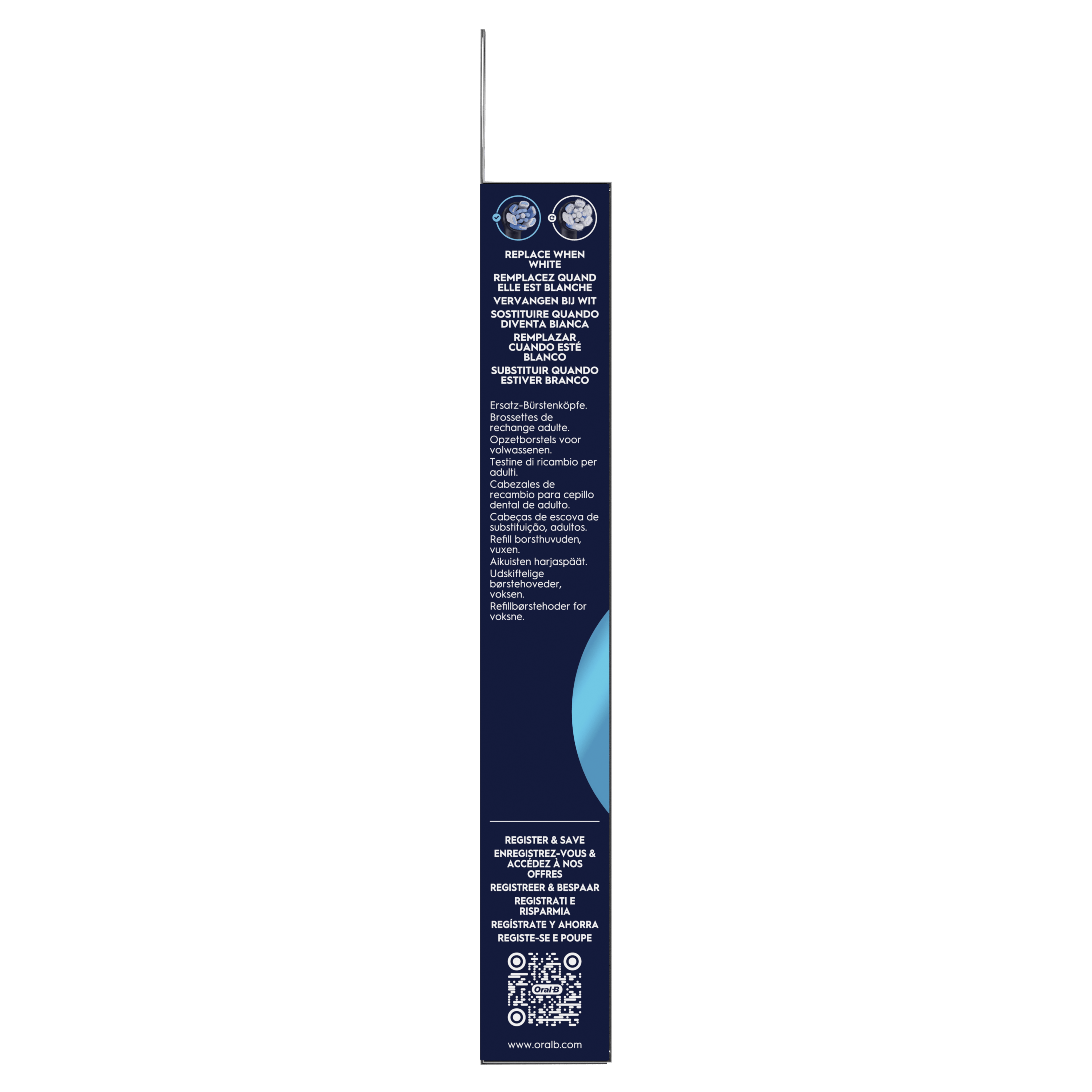 Oral-B iO - 4 brossettes Ultimate Clean Noires - 12 mois