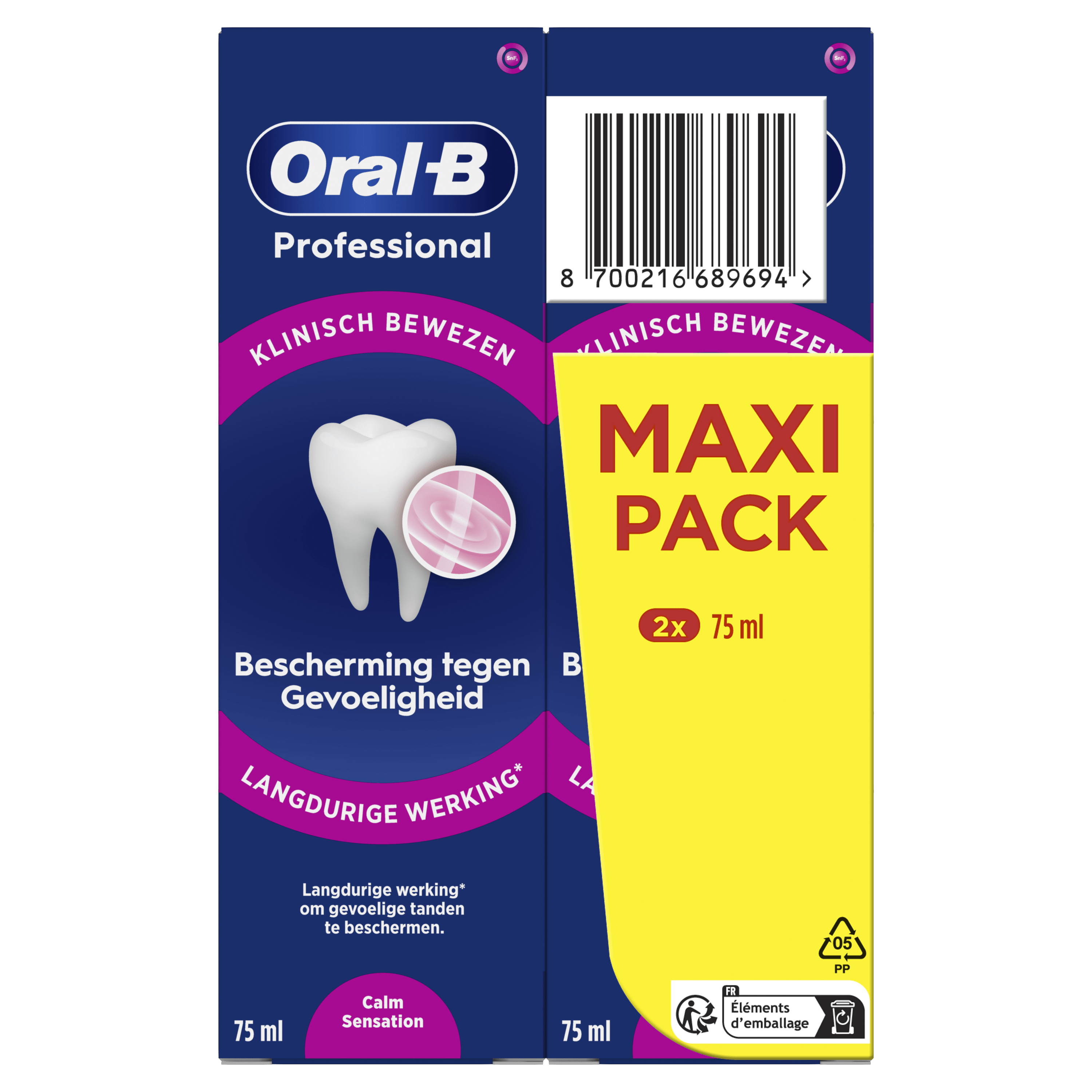 Oral-B iO10 Gold - Pack Sensibilité avec : 1 brosse à dents électrique + 2 dentifrices + 6 brossettes + 1 étui de voyage