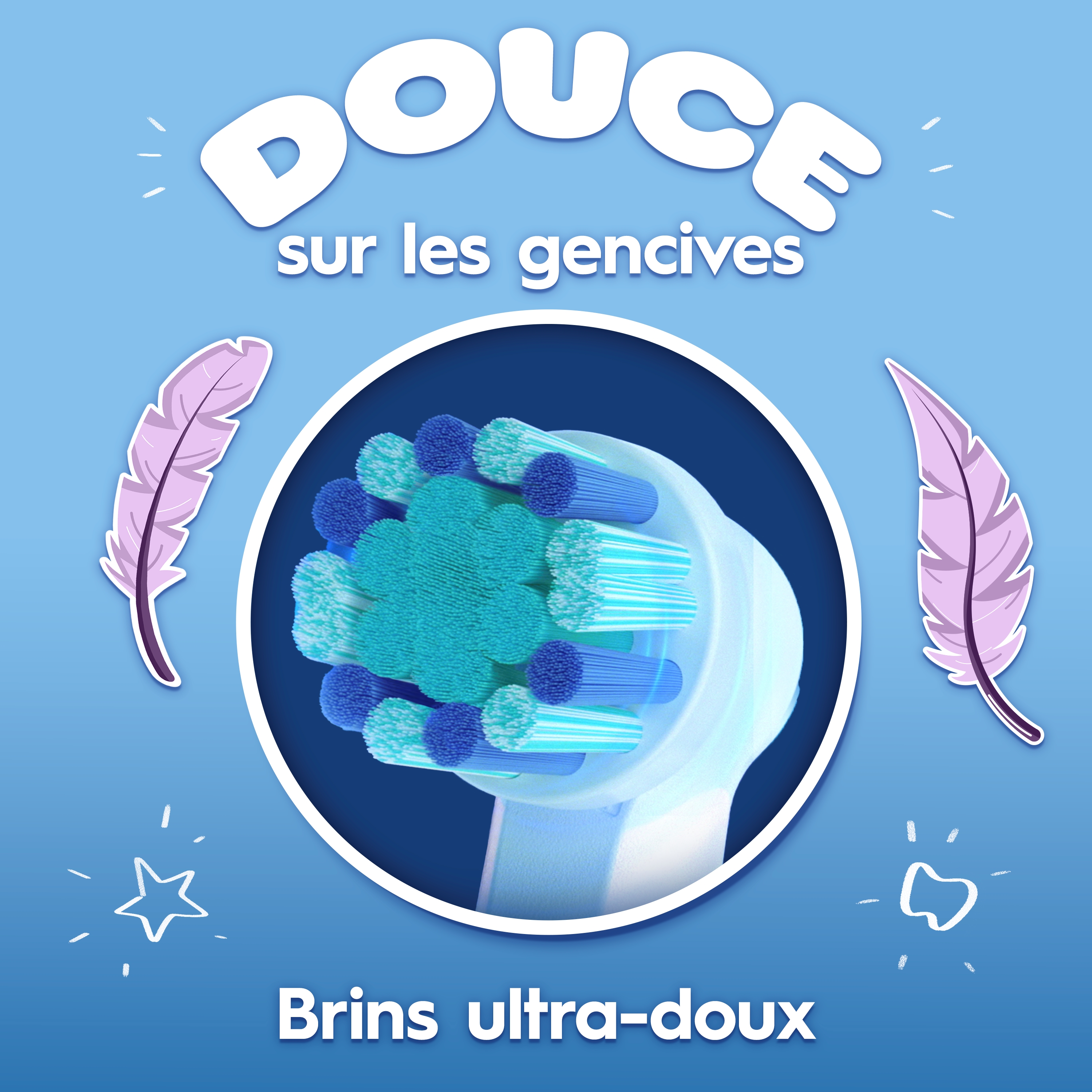 Oral-B Kids - 4 brossettes Reine des Neiges - 12 mois