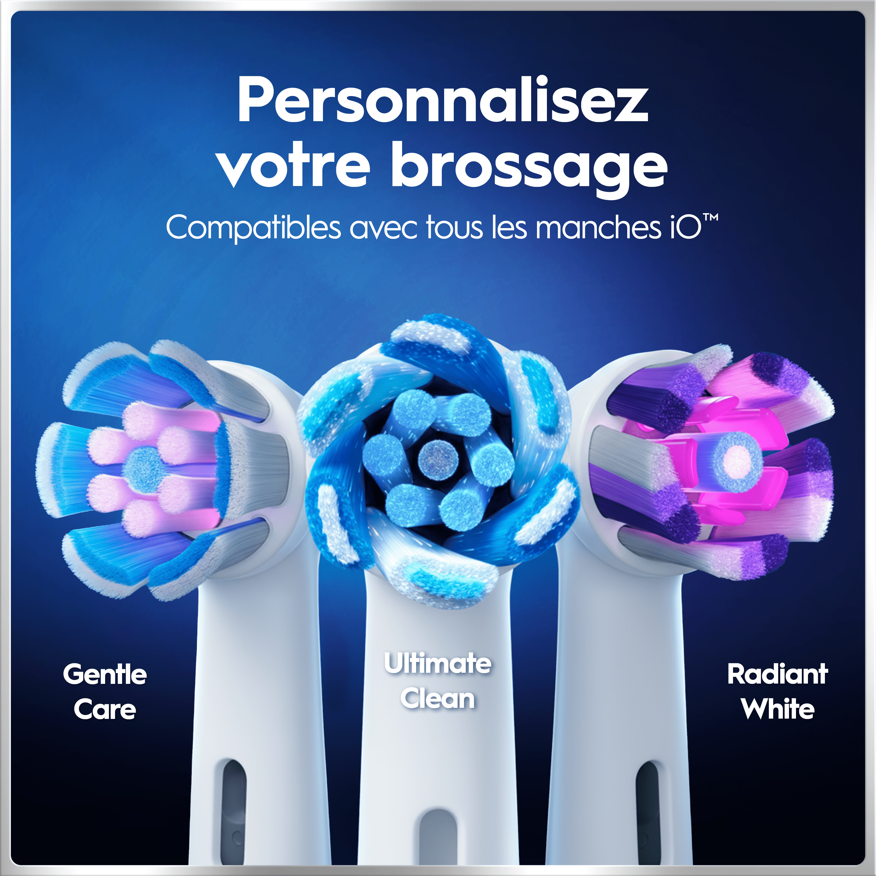 Brosse À Dents Électrique Oral-B iO6 | Grise | 3 brossettes | Batterie Longue Durée | Étui De Voyage Premium | Pochette De Chargeur | Porte-brossettes