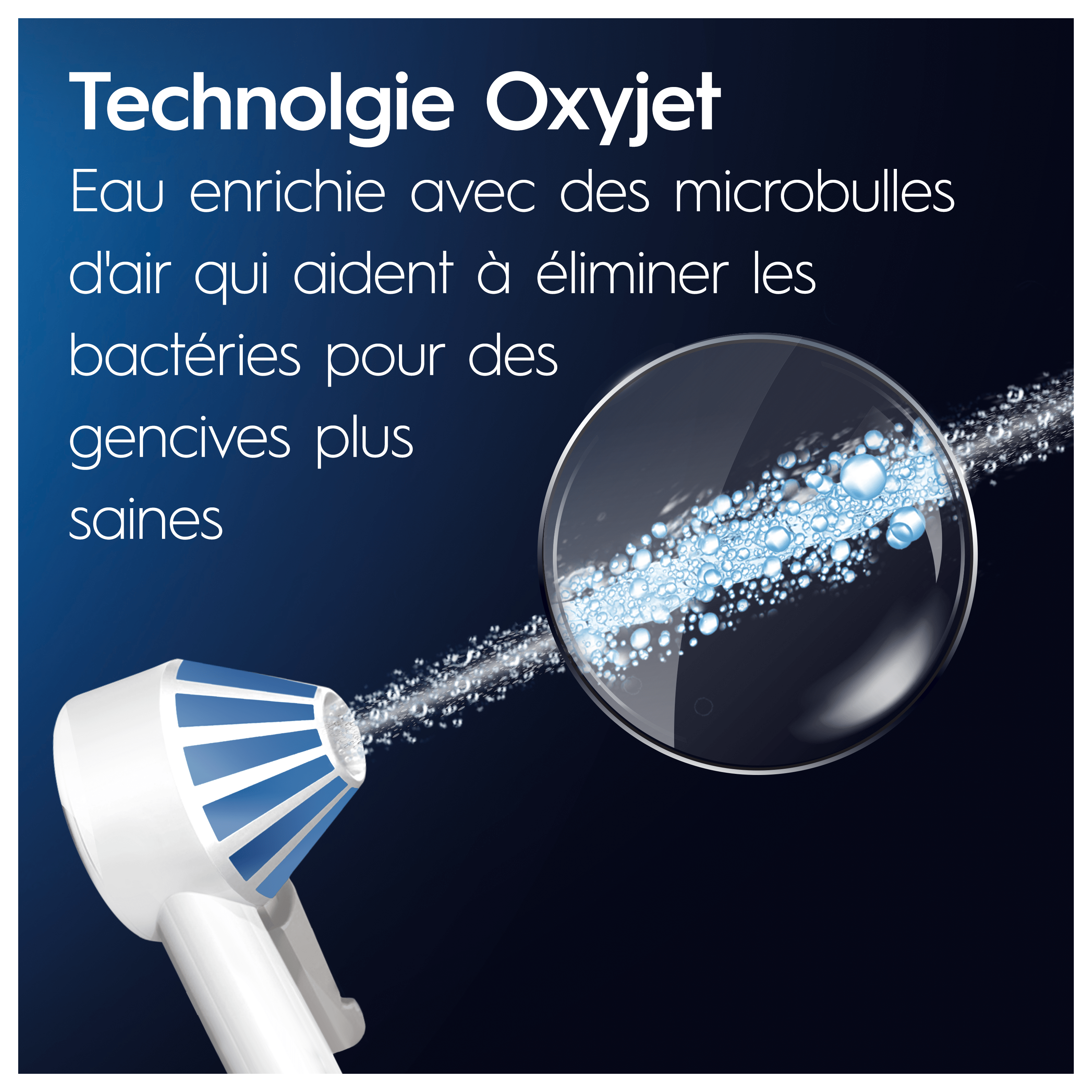 Oral-B iO4 Brosse à dents électrique et Hydropulseur de santé + 6 brossettes