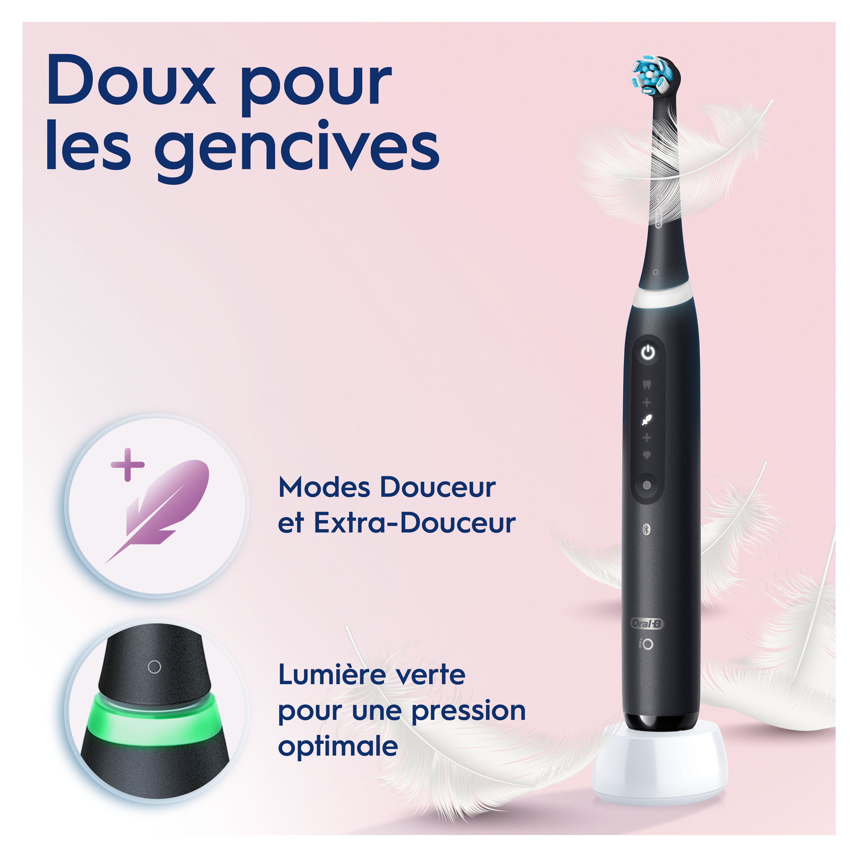 Oral-B iO 5 Noire Brosse à dents électrique avec brossette