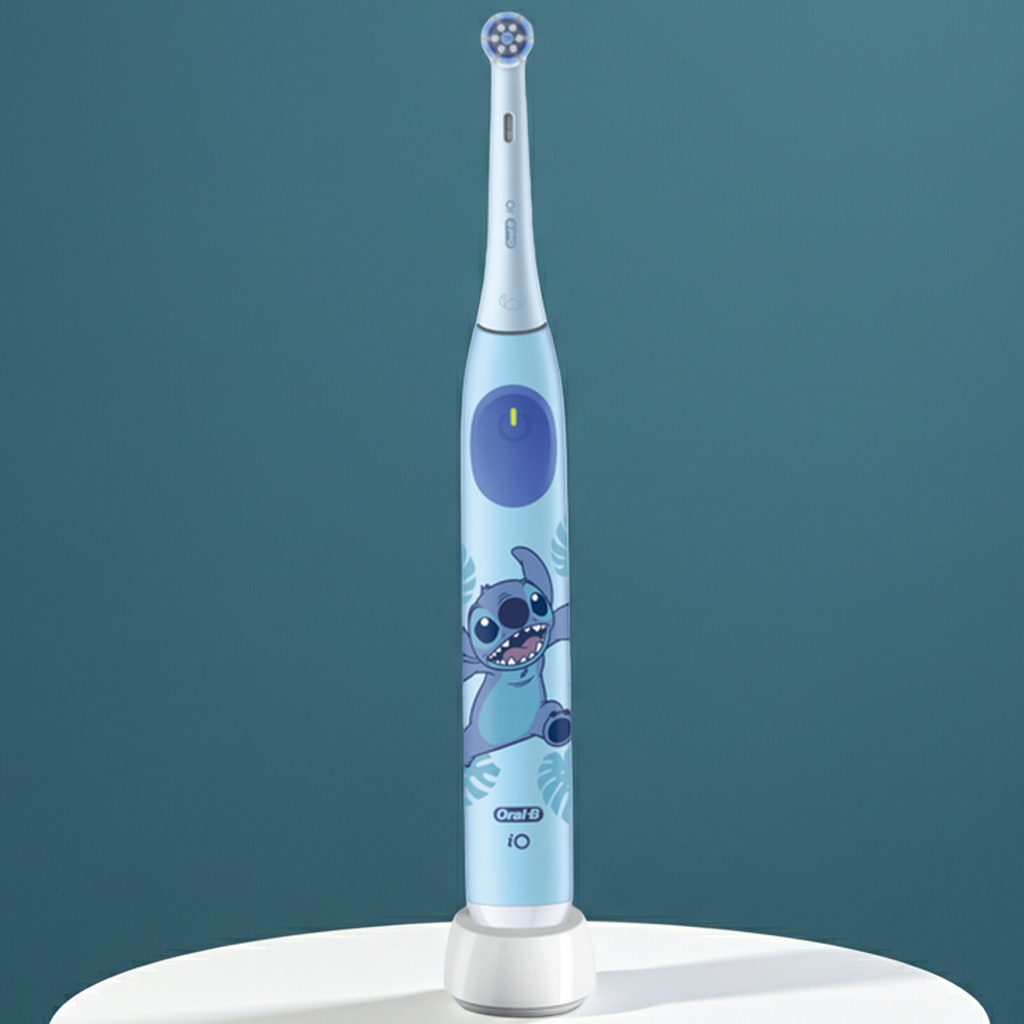 Oral-B iO Kids Disney Stitch Brosse À Dents Électrique, 1 Brossette, 3 Modes Avec Mode Douceur Pour Enfants