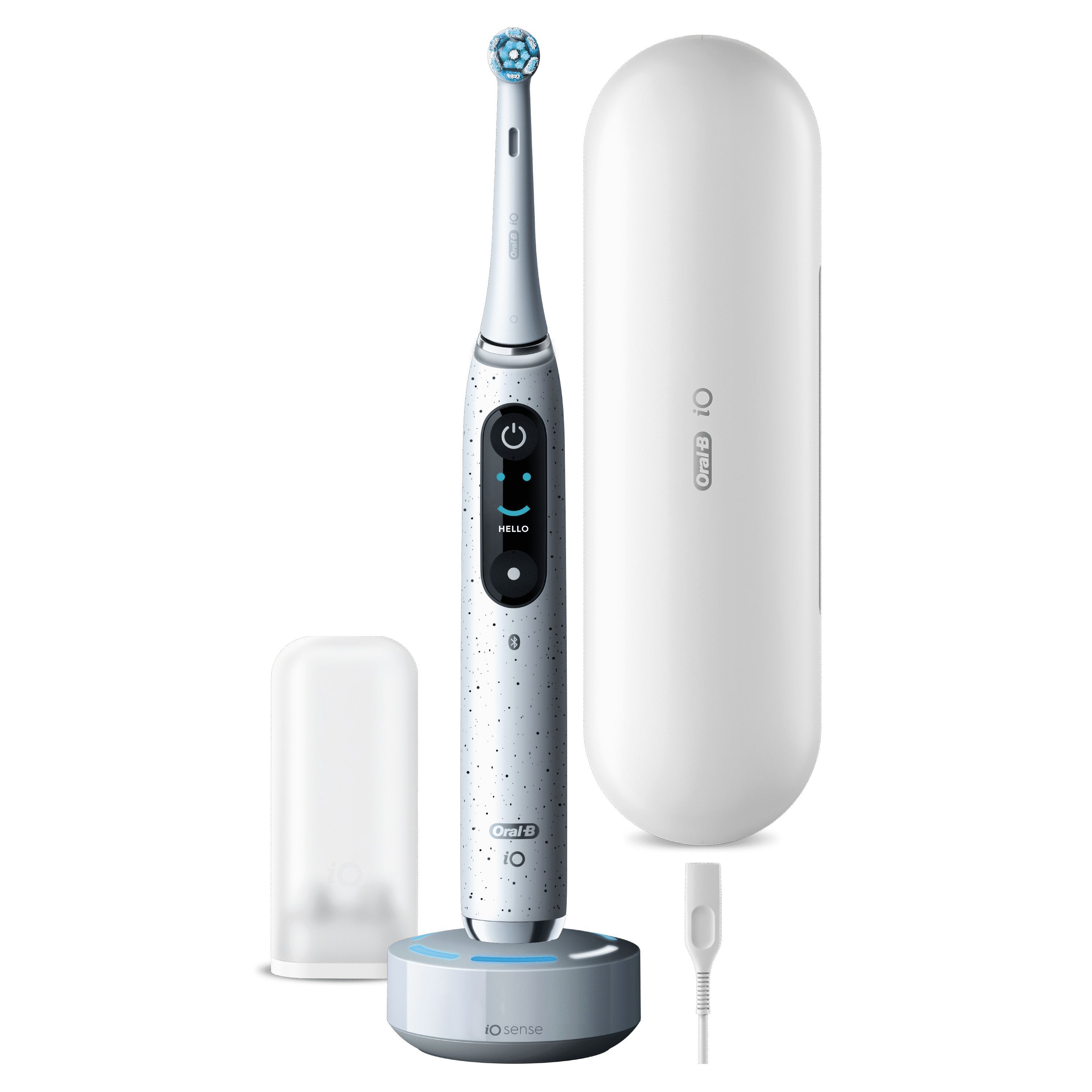 Oral-B iO 10 Blanche Brosse à dents électrique avec brossette