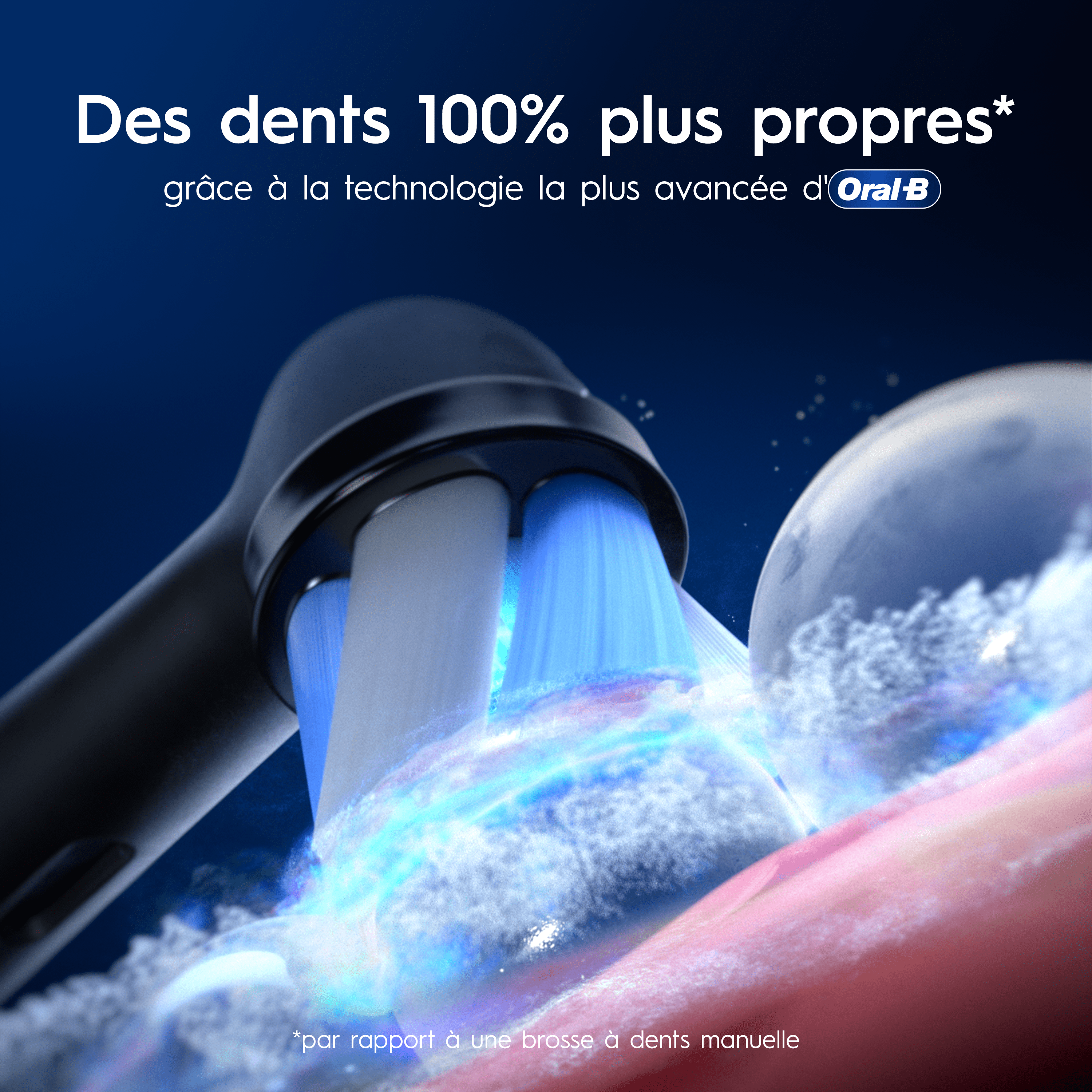 Oral-B iO 10 Édition Spéciale, Brosse À Dents Électrique Noire, 3 Brossettes, 1 Étui De Voyage Chargeur