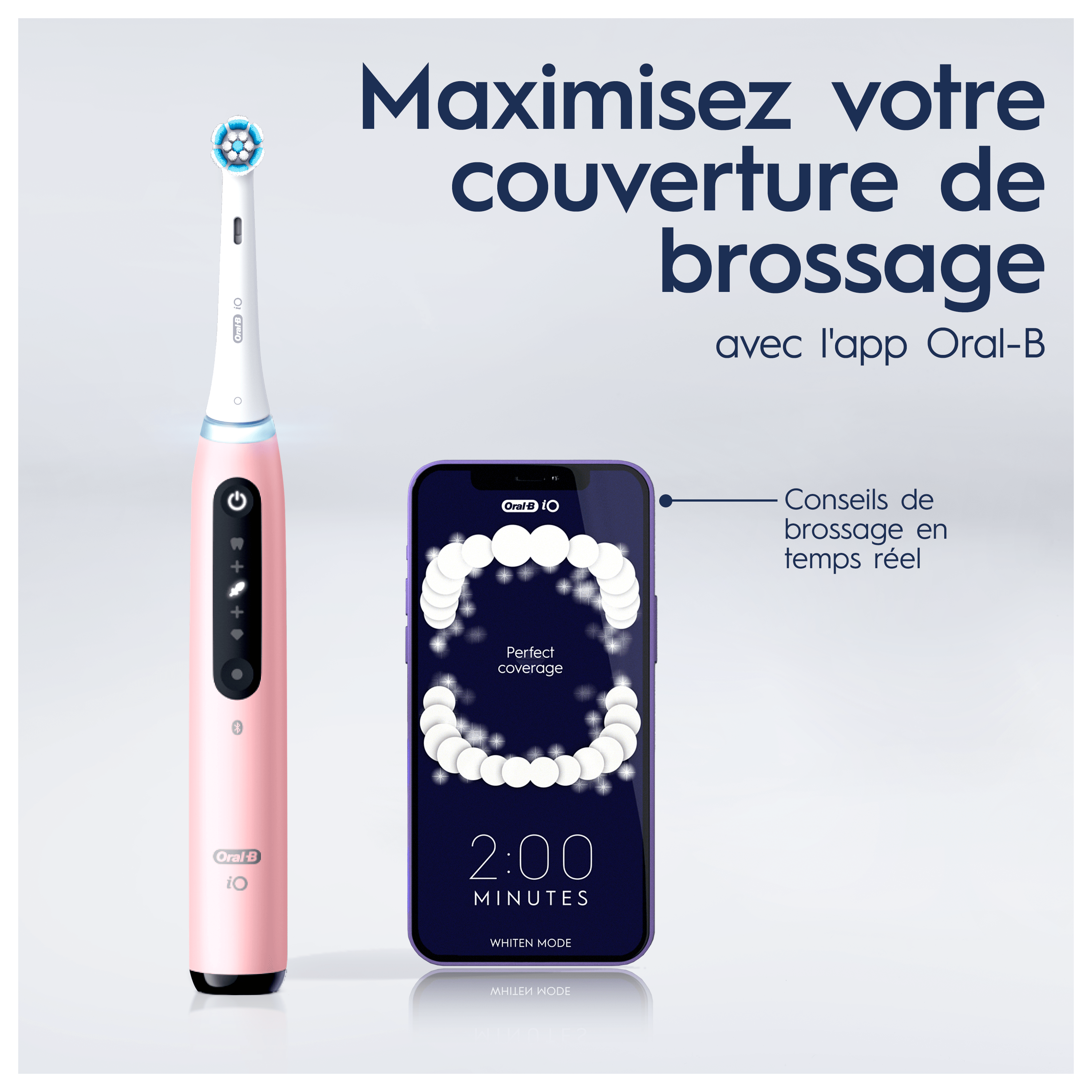 Oral-B iO 5 Rose Brosse à dents électrique avec brossette