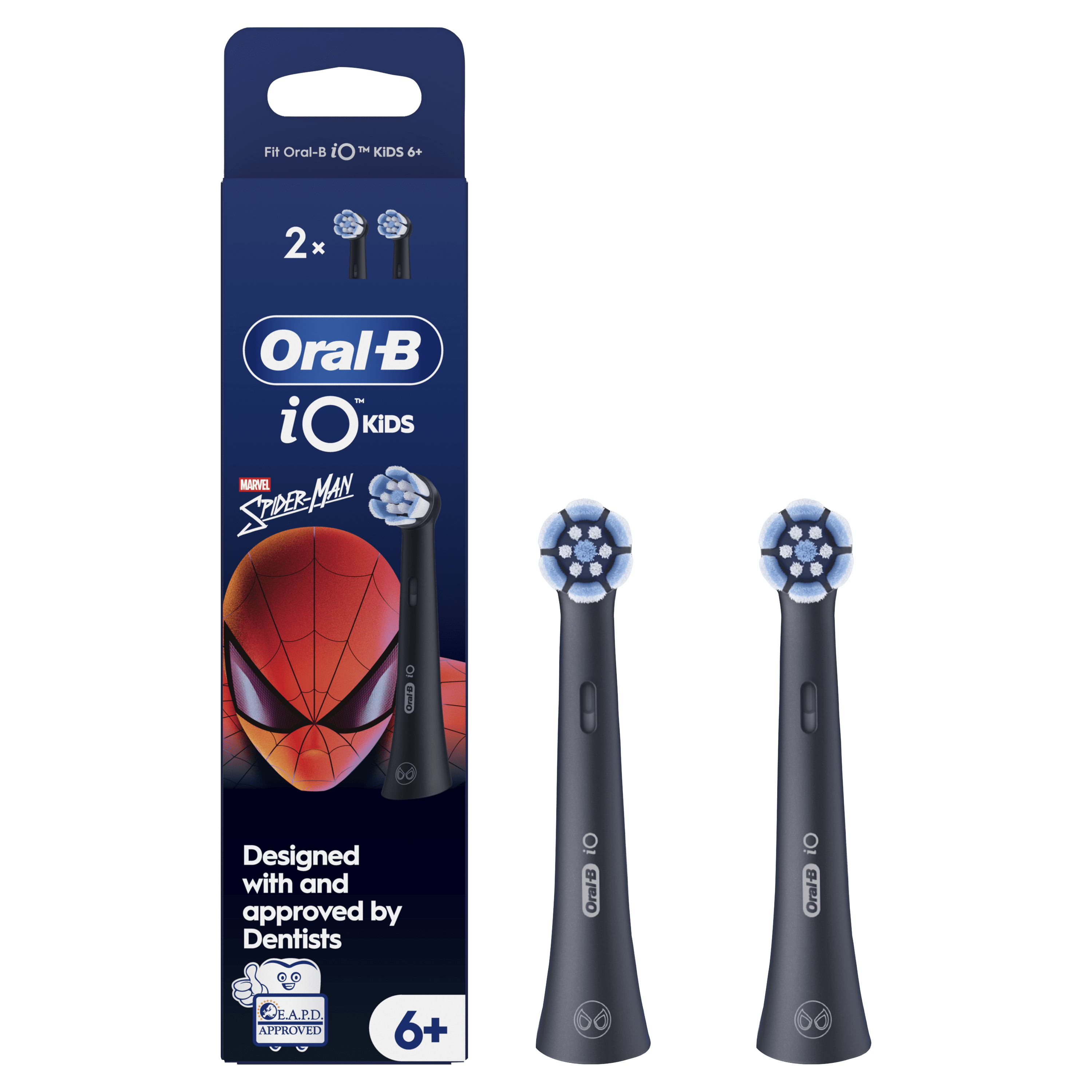 Oral-B iO Kids 6 Ans Et Plus Spiderman Brossettes Brosse À Dents Électrique, 2