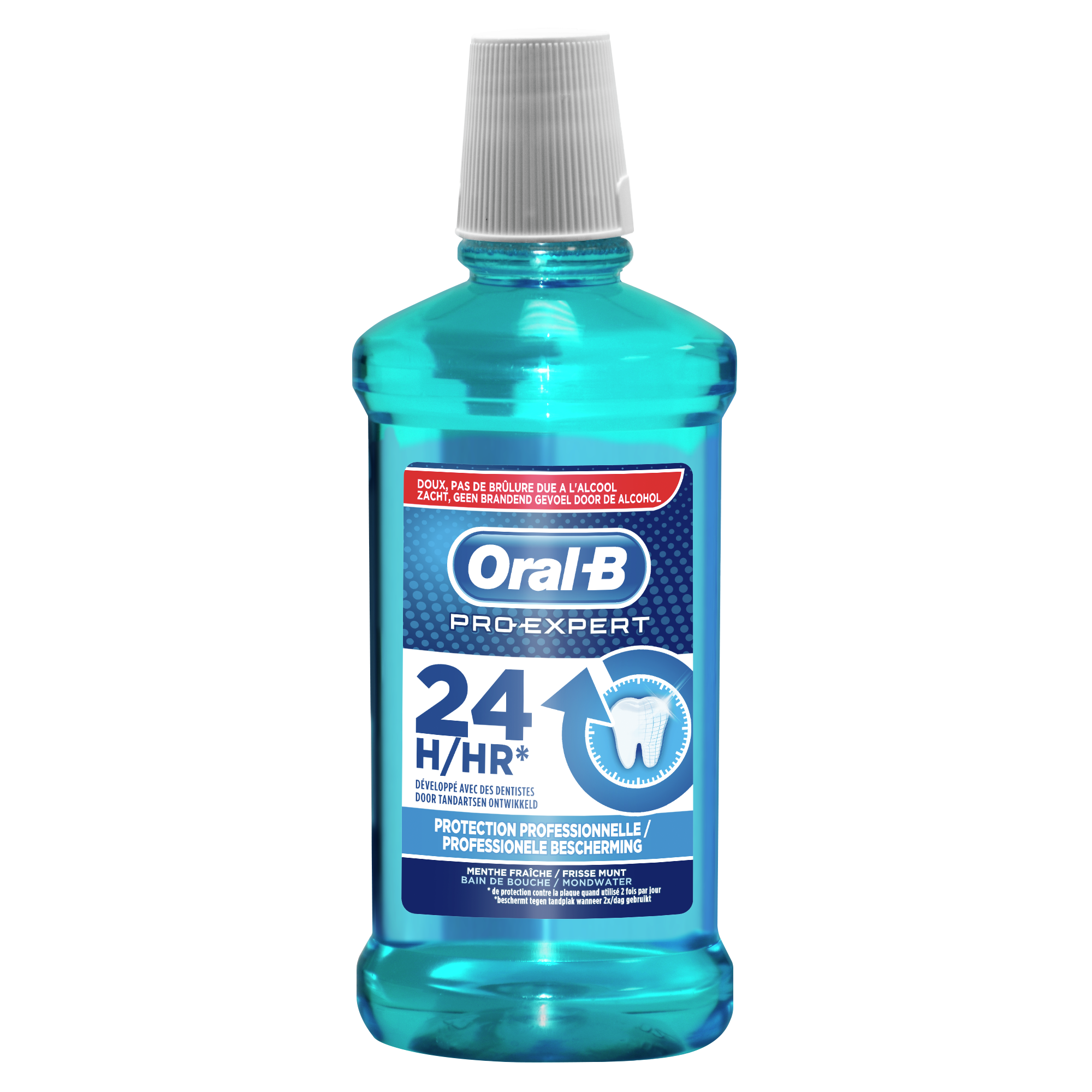 Oral-B Pro-Expert Protection Professionnelle Bain De Bouche 24 Heures De Protection Contre La Plaque Dentaire, 500 ml