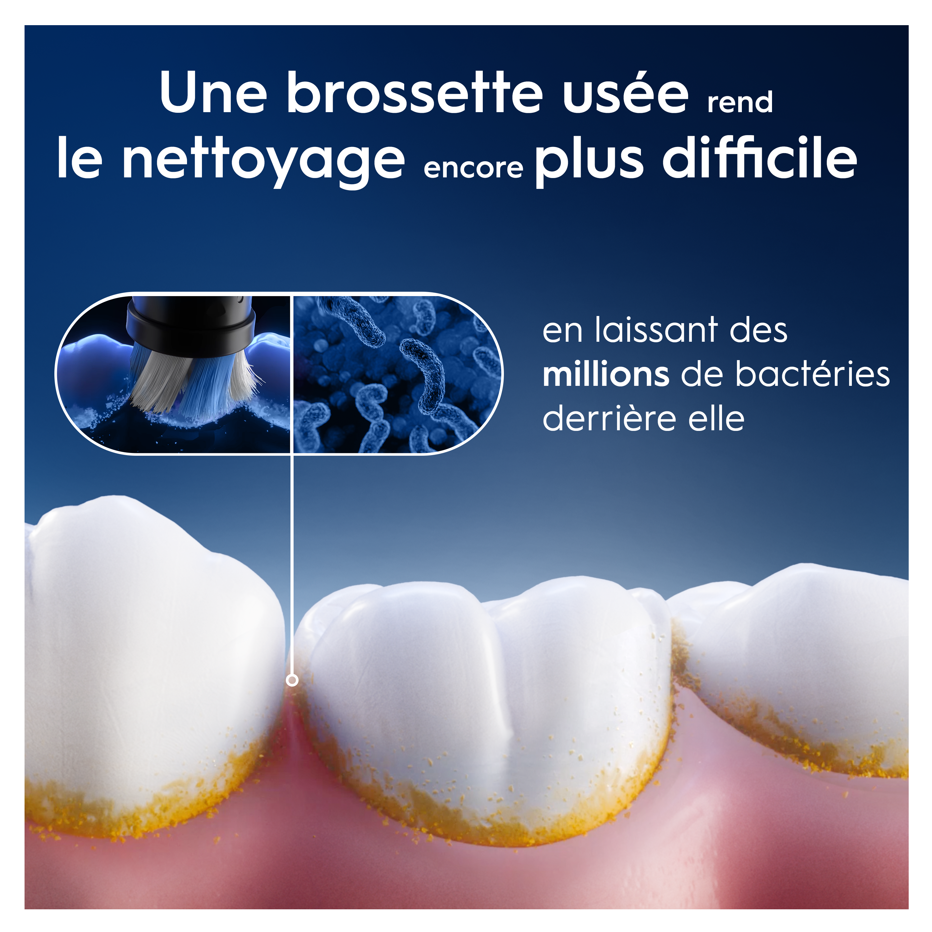 Oral-B iO - 4 brossettes Ultimate Clean Noires - 12 mois