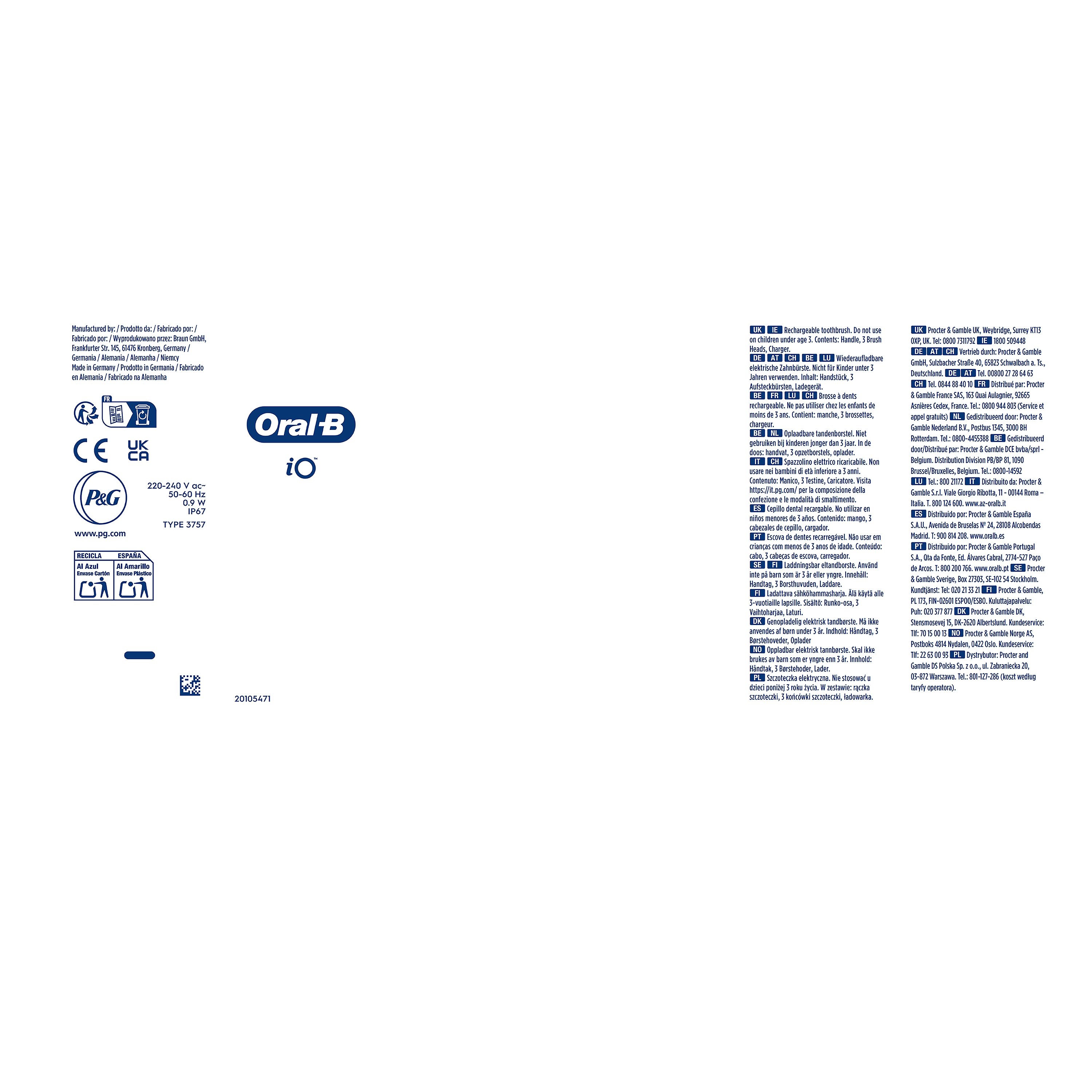 Oral-B iO3 Noire