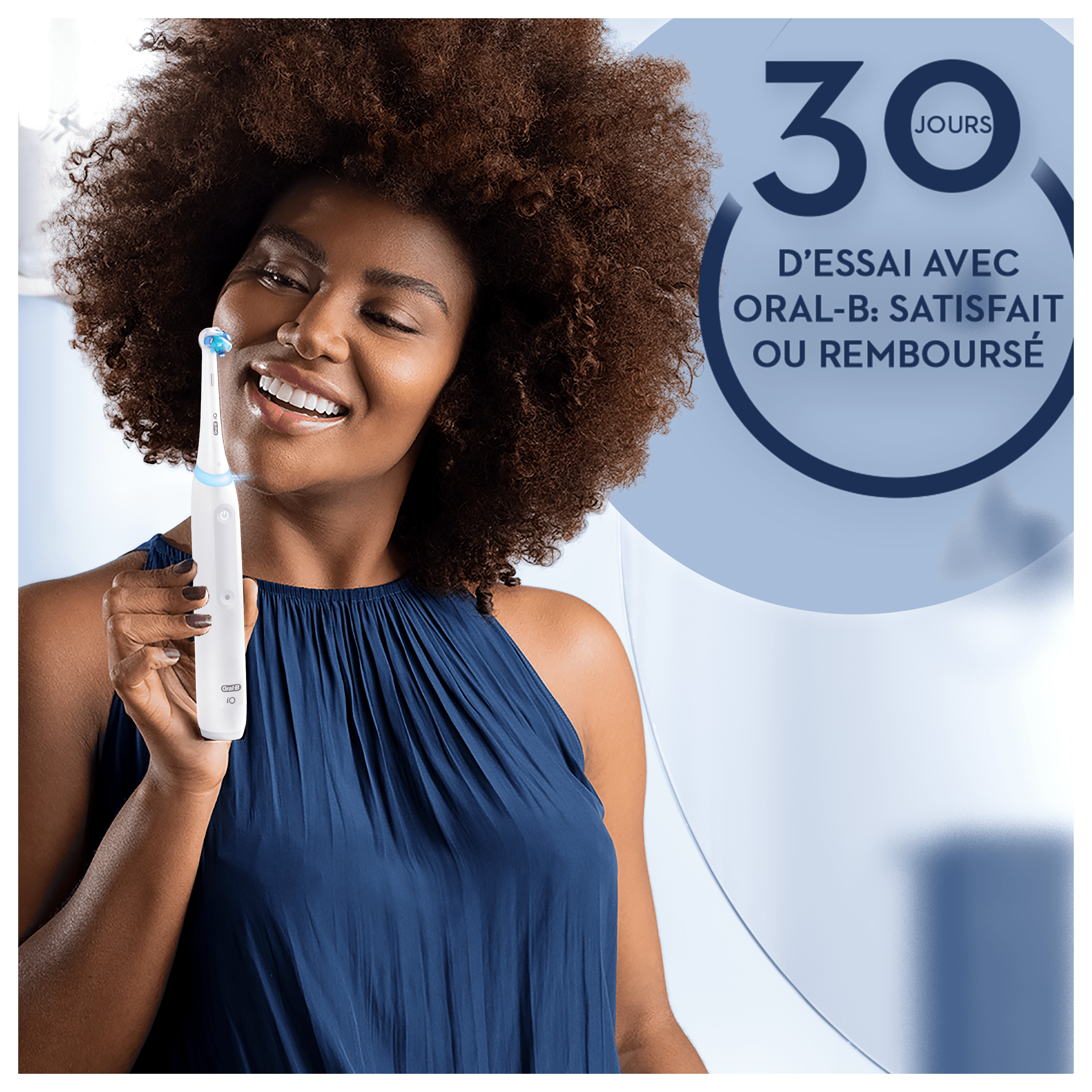 Oral-B iO 4 Blanche Brosse à dents électrique avec brossette