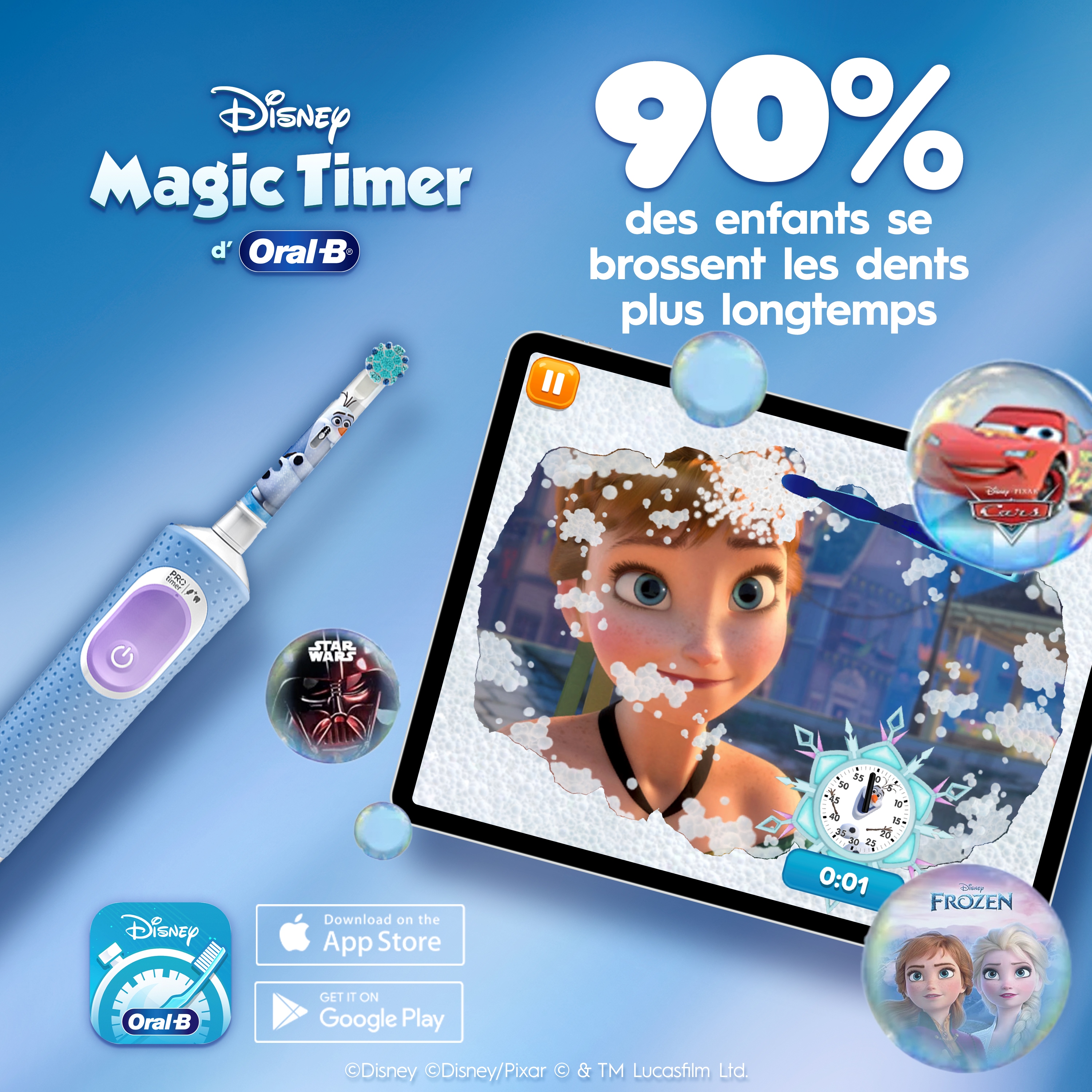 Oral-B Vitality Reine des neiges Kids Brosse à dents électrique