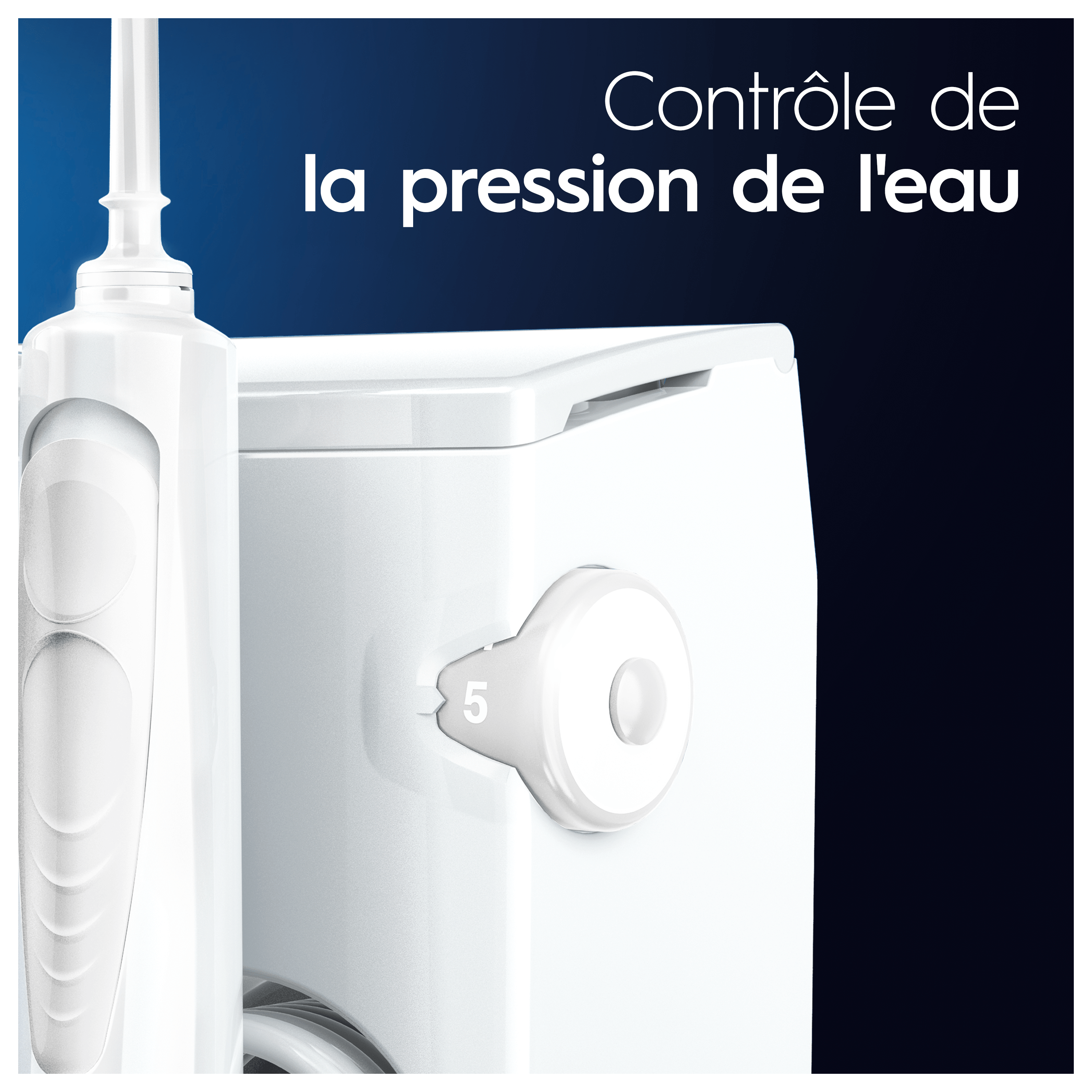 Oral-B iO4 Brosse à dents électrique et Hydropulseur de santé + 6 brossettes