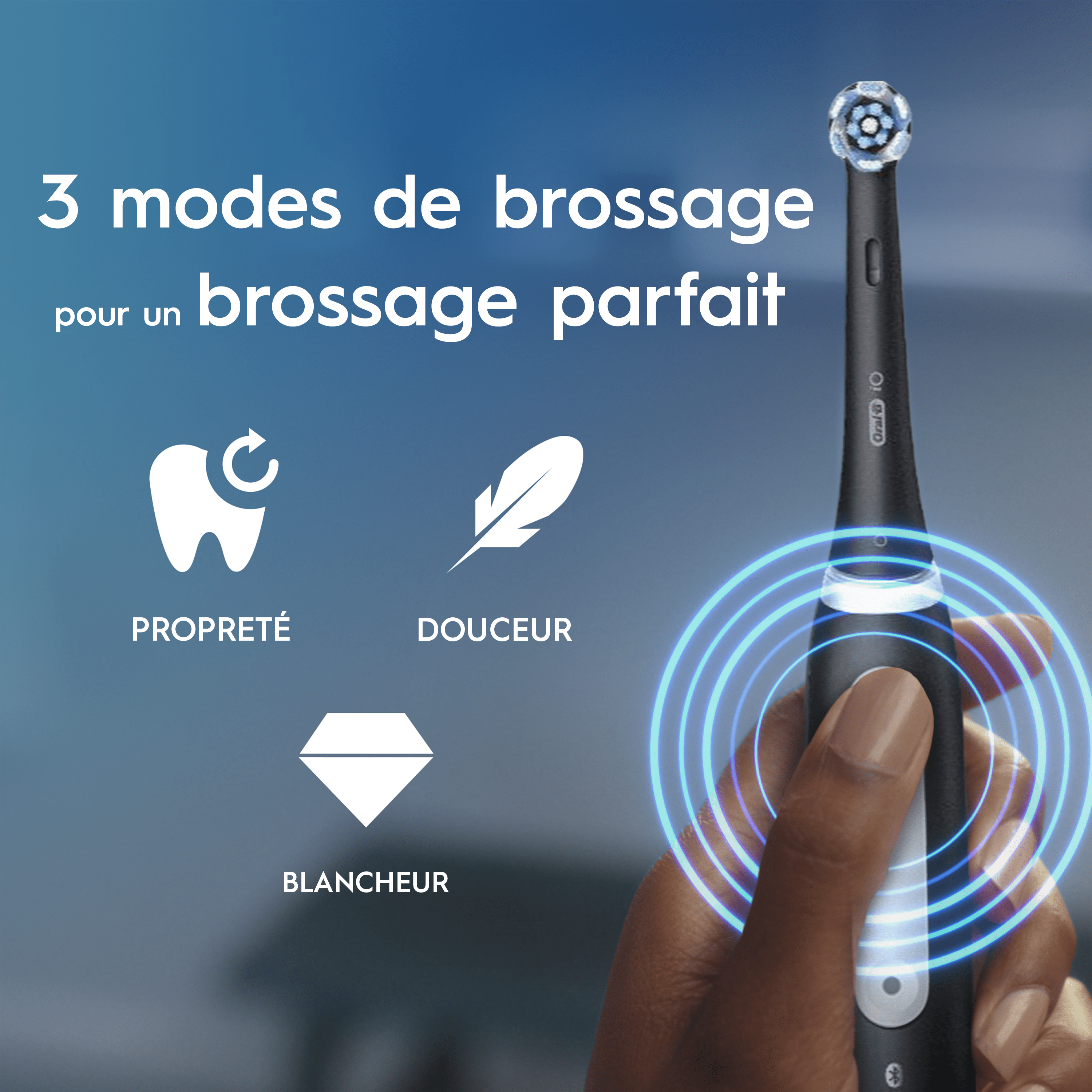 Oral-B Duo Pack Famille - 2 Brosses à Dents Electriques - iO Stitch et iO3 Noire