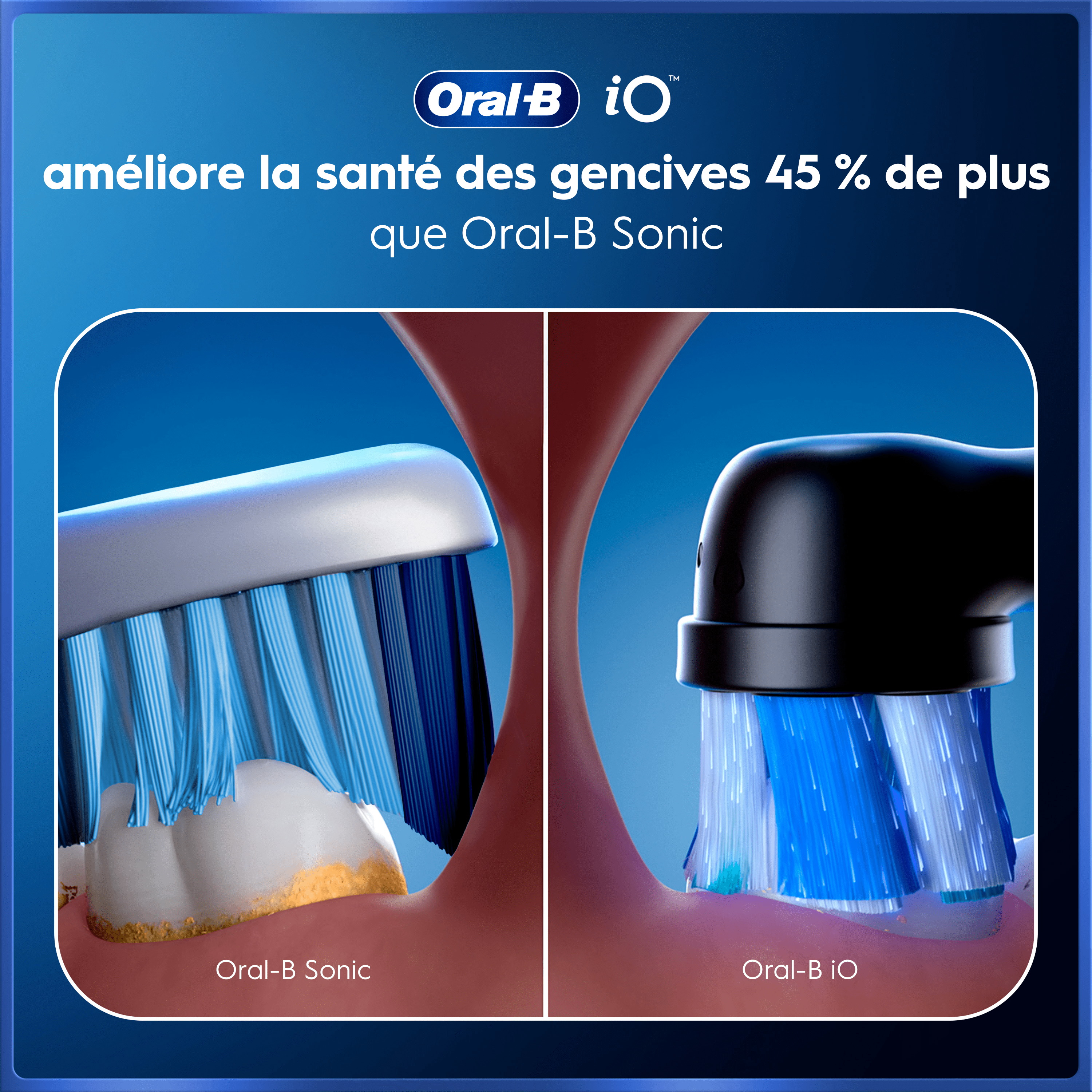 Brosse À Dents Électrique Oral-B iO5 | Noire | 3 brossettes | Batterie Longue Durée | Étui De Voyage Premium | Pochette pour Chargeur | Porte-brossettes