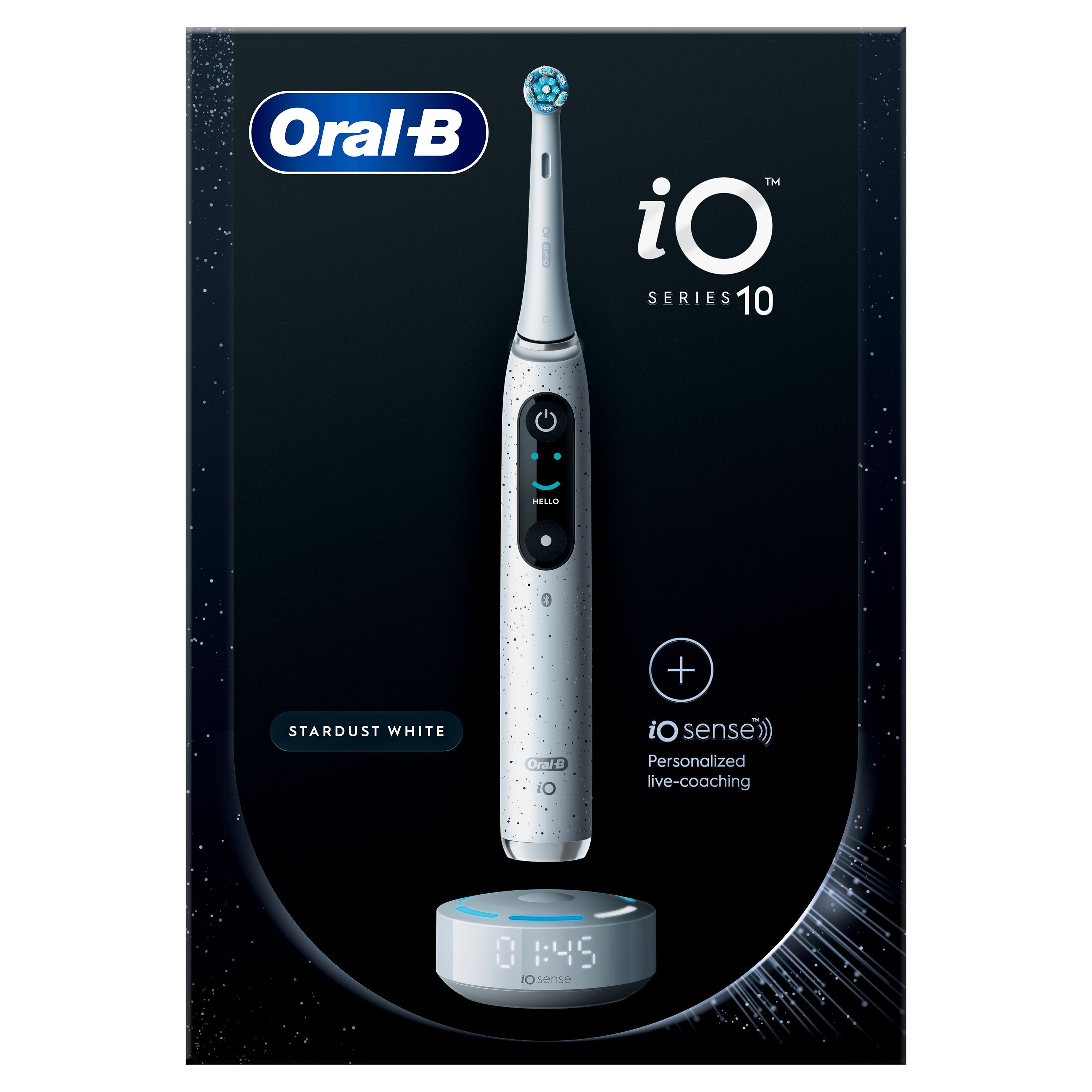 Oral-B iO 10 Blanche Brosse à dents électrique avec brossette