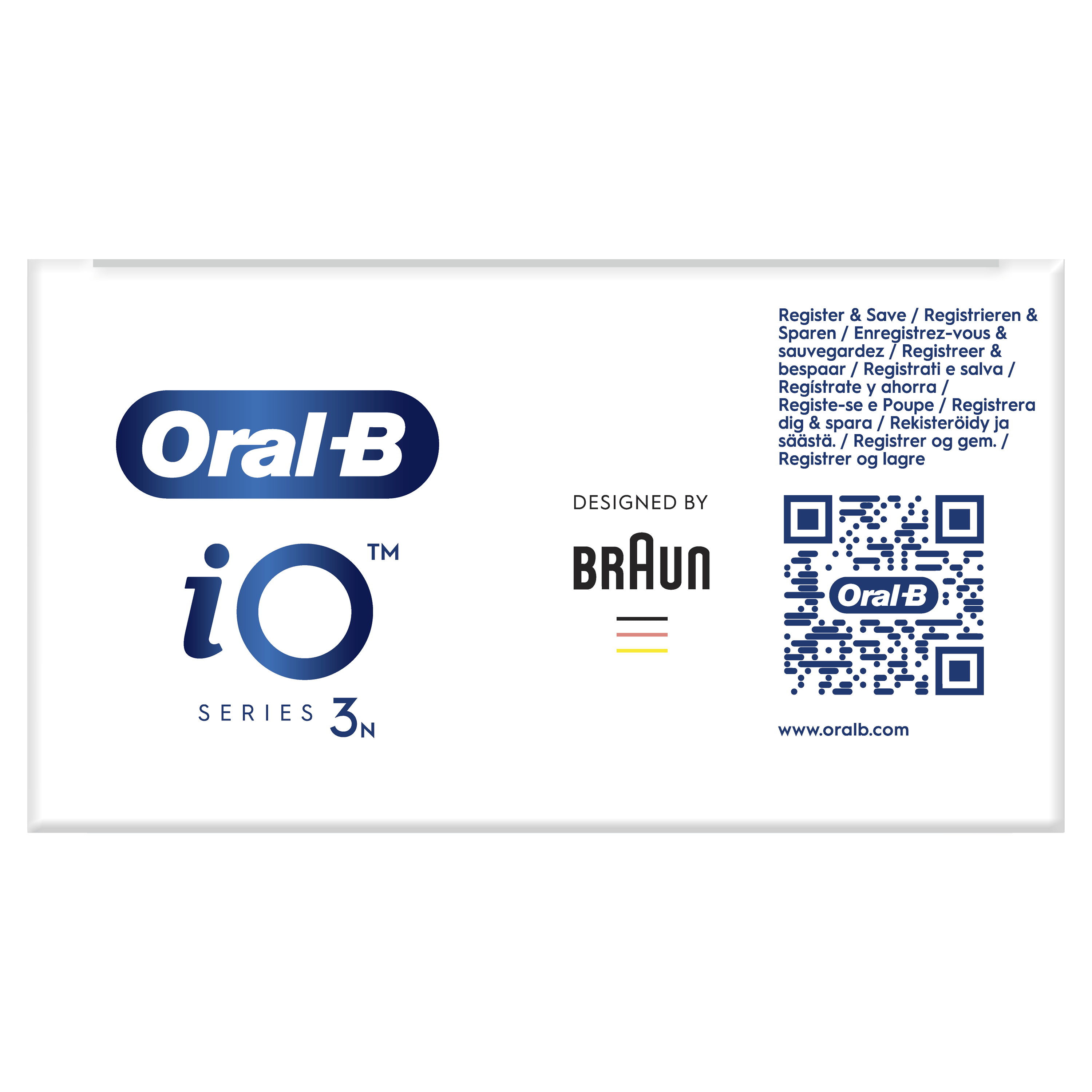 Oral-B Duo Pack Famille - 2 Brosses à Dents Electriques - iO Stitch et iO3 Noire