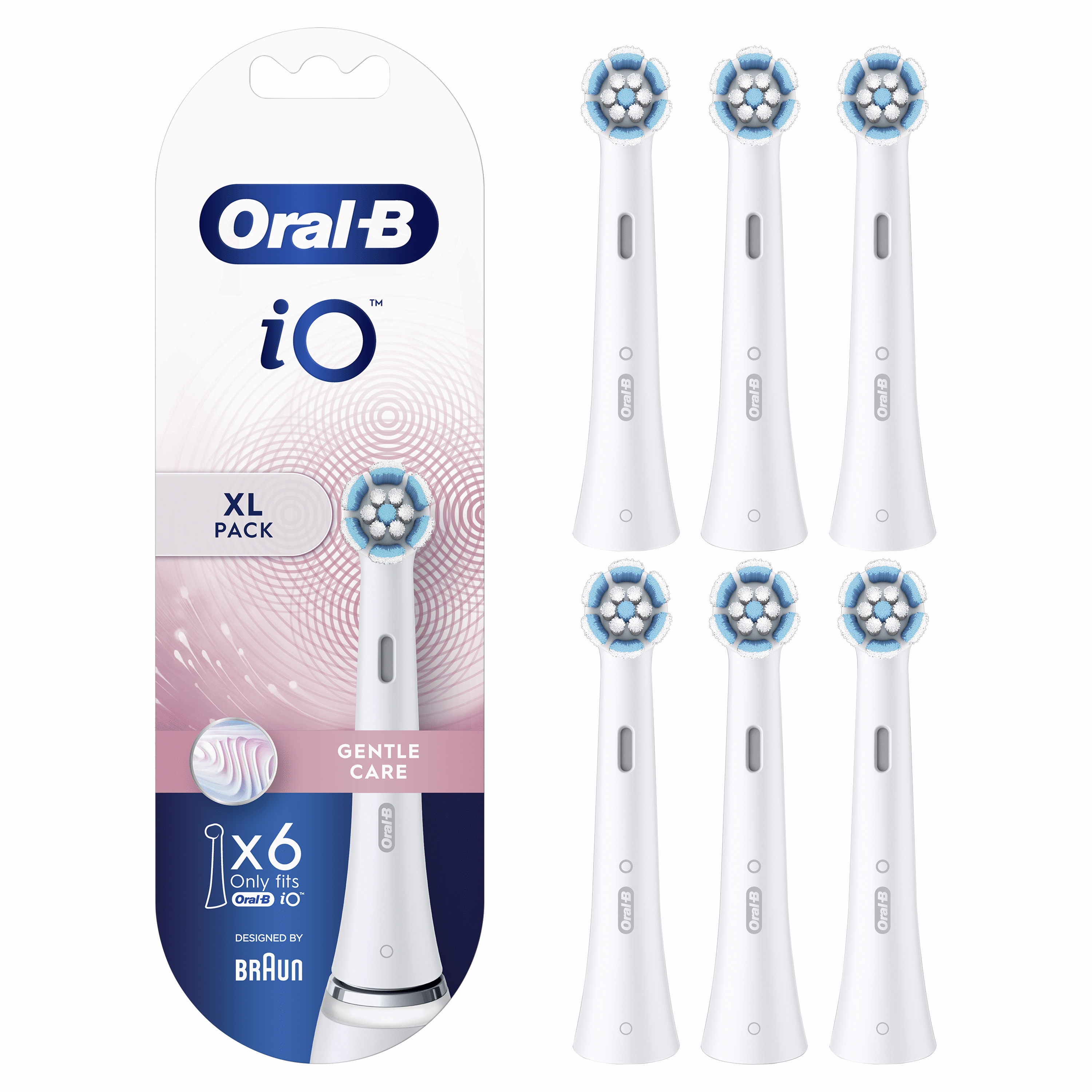 Oral-B iO6 Brosse à dents électrique et Hydropulseur de santé + 6 brossettes