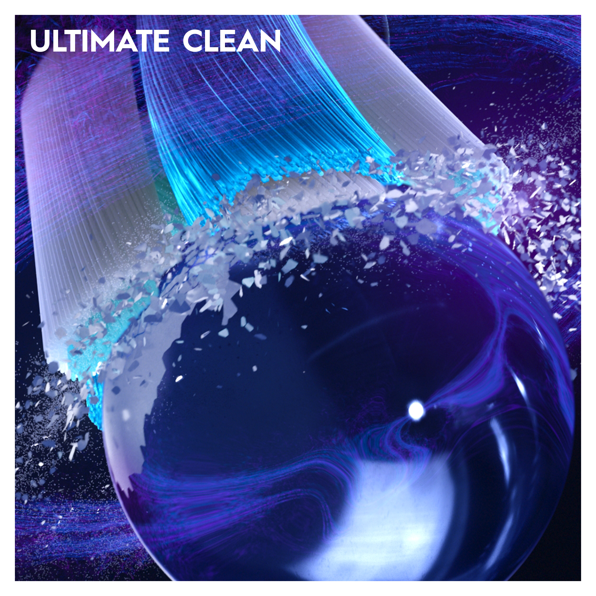 Oral-B IO Ultimate Clean Brossette Pour Brosse À Dents Électrique Noire, Lot De 8, Convient À Une Boîte Aux Lettres