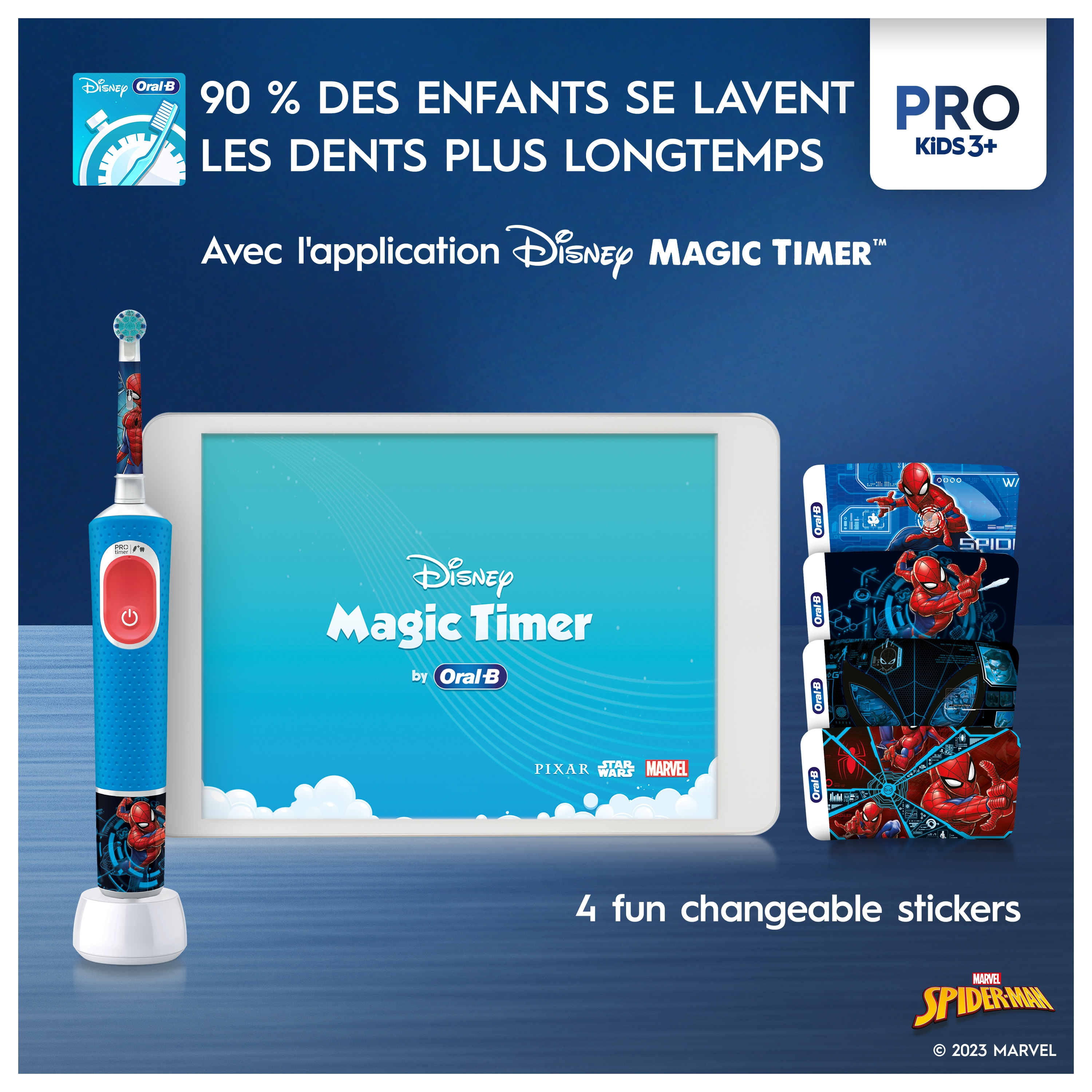 Oral-B Vitality Spiderman Kids Brosse à dents électrique