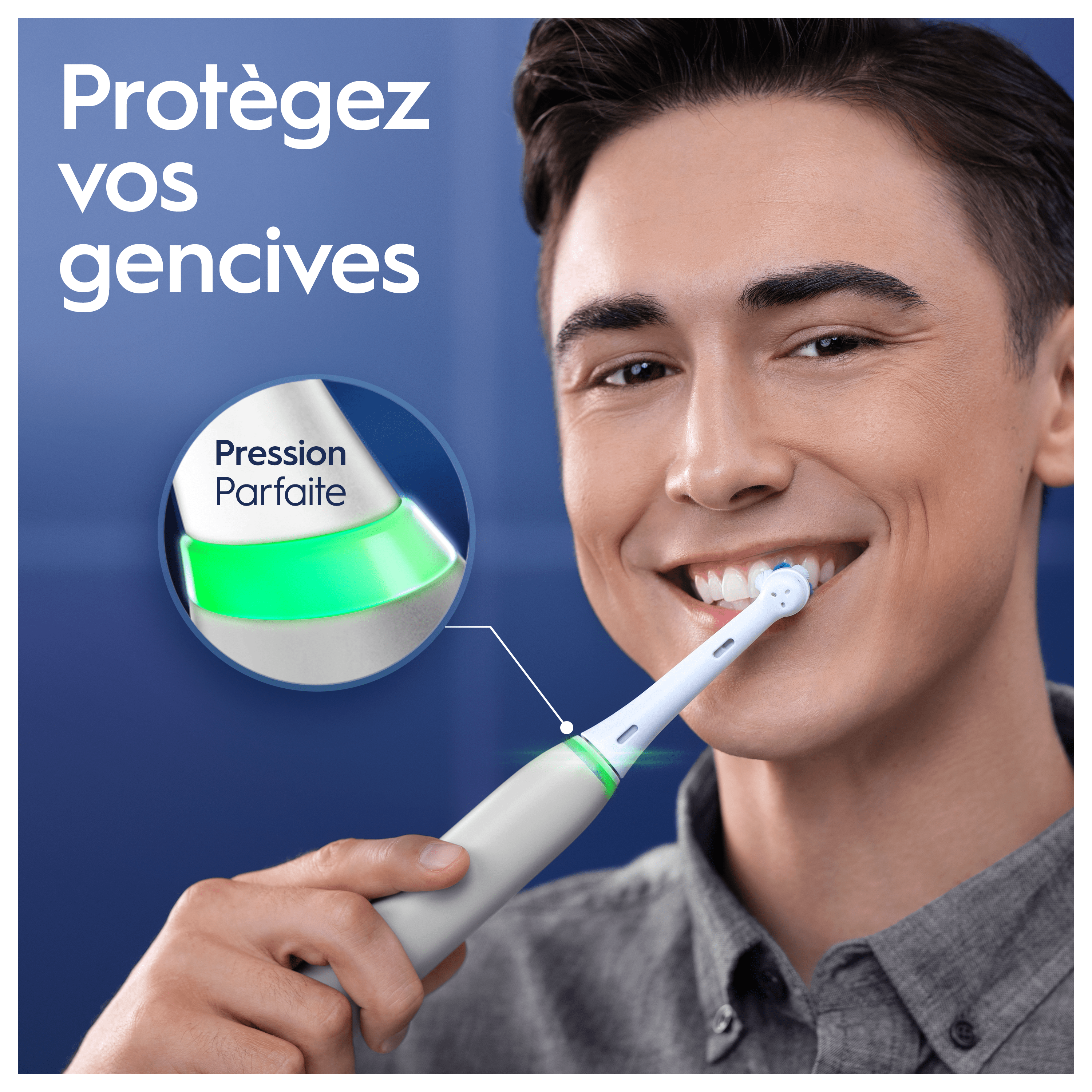 Oral-B iO6 Brosse À Dents Électrique Grise, 3 Brossettes, 1 Étui De Voyage,1 Pochette, 1 Porte Brossettes