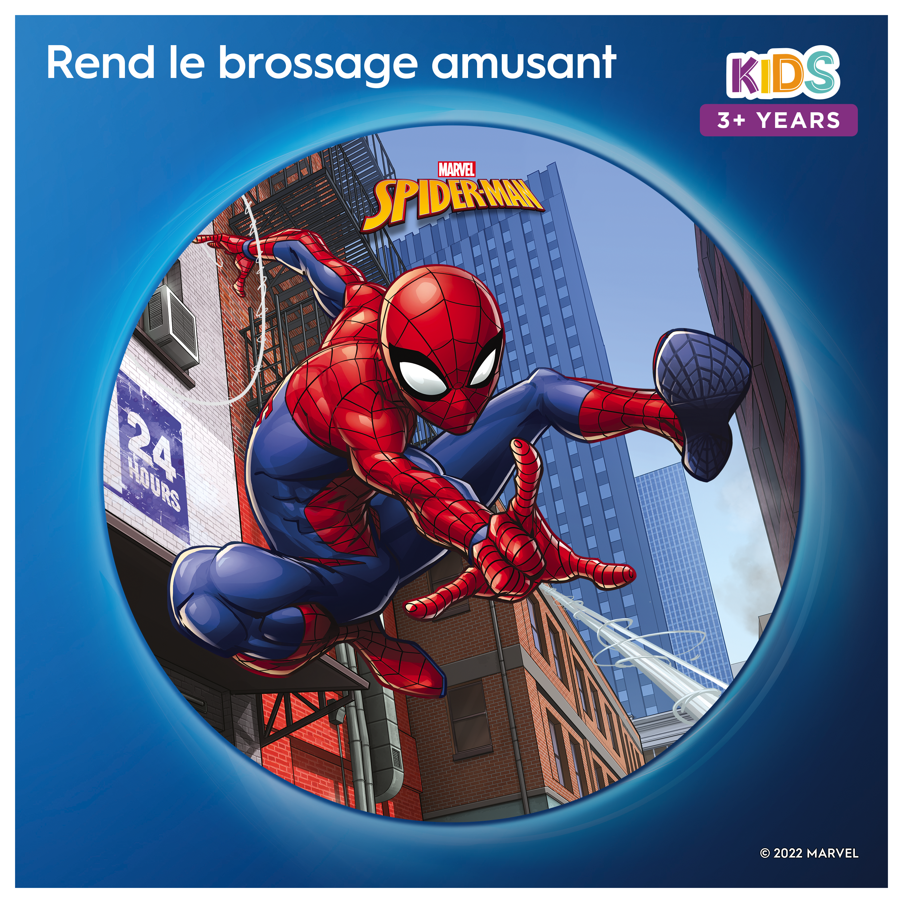 Oral-B Kids - 8 brossettes Spiderman - 24 mois