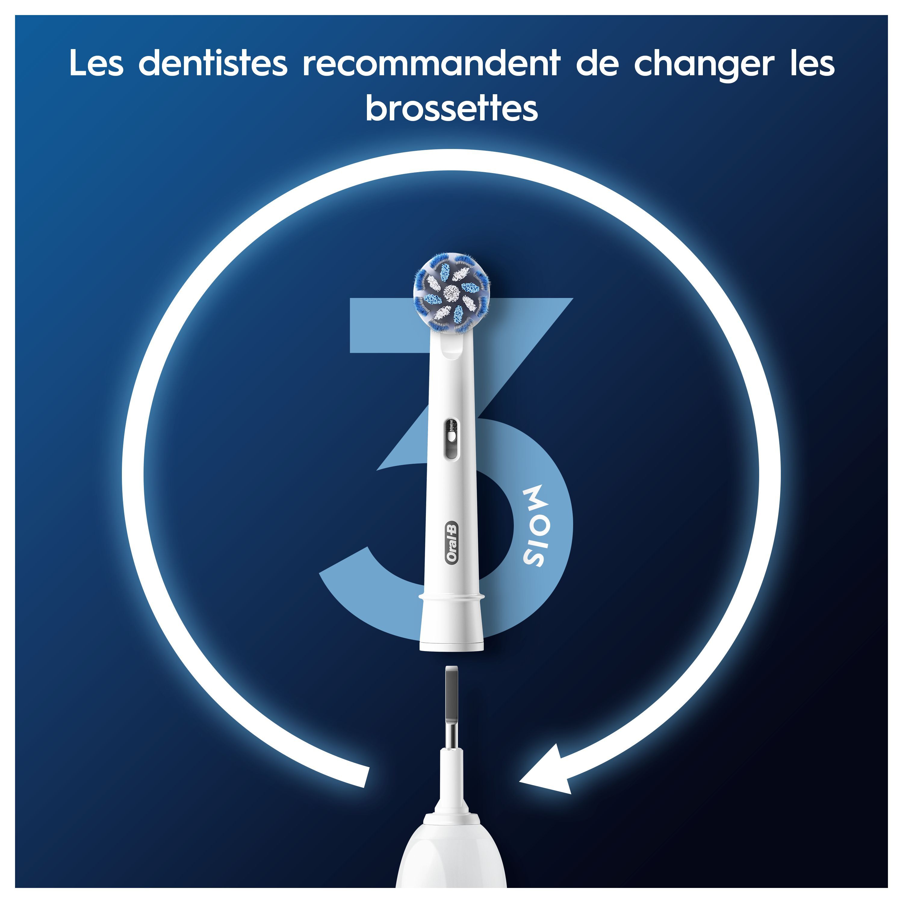 Oral-B Pro - 10 brossettes Sensitive Clean - 30 mois