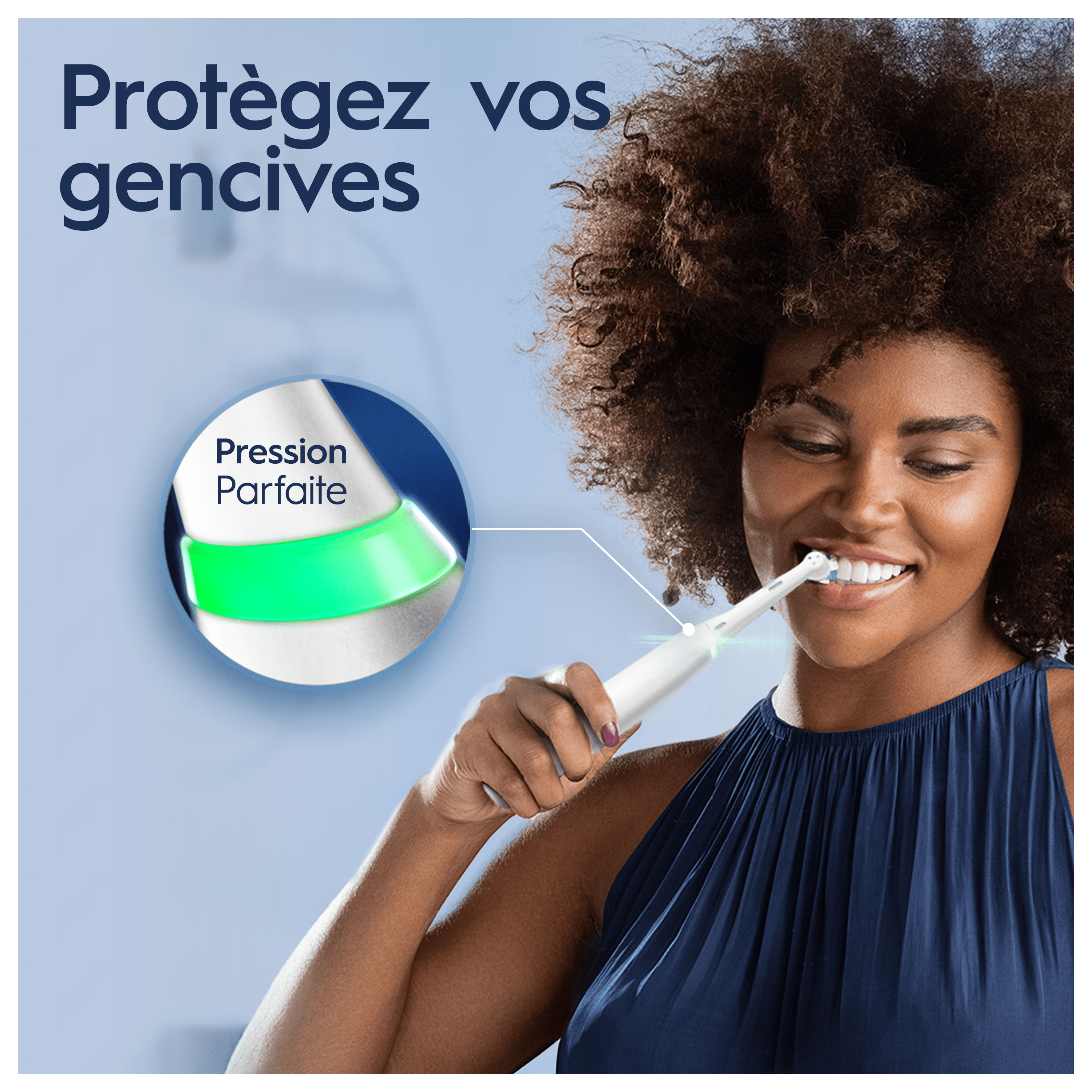 Oral-B iO 4 Blanche Brosse à dents électrique avec brossette