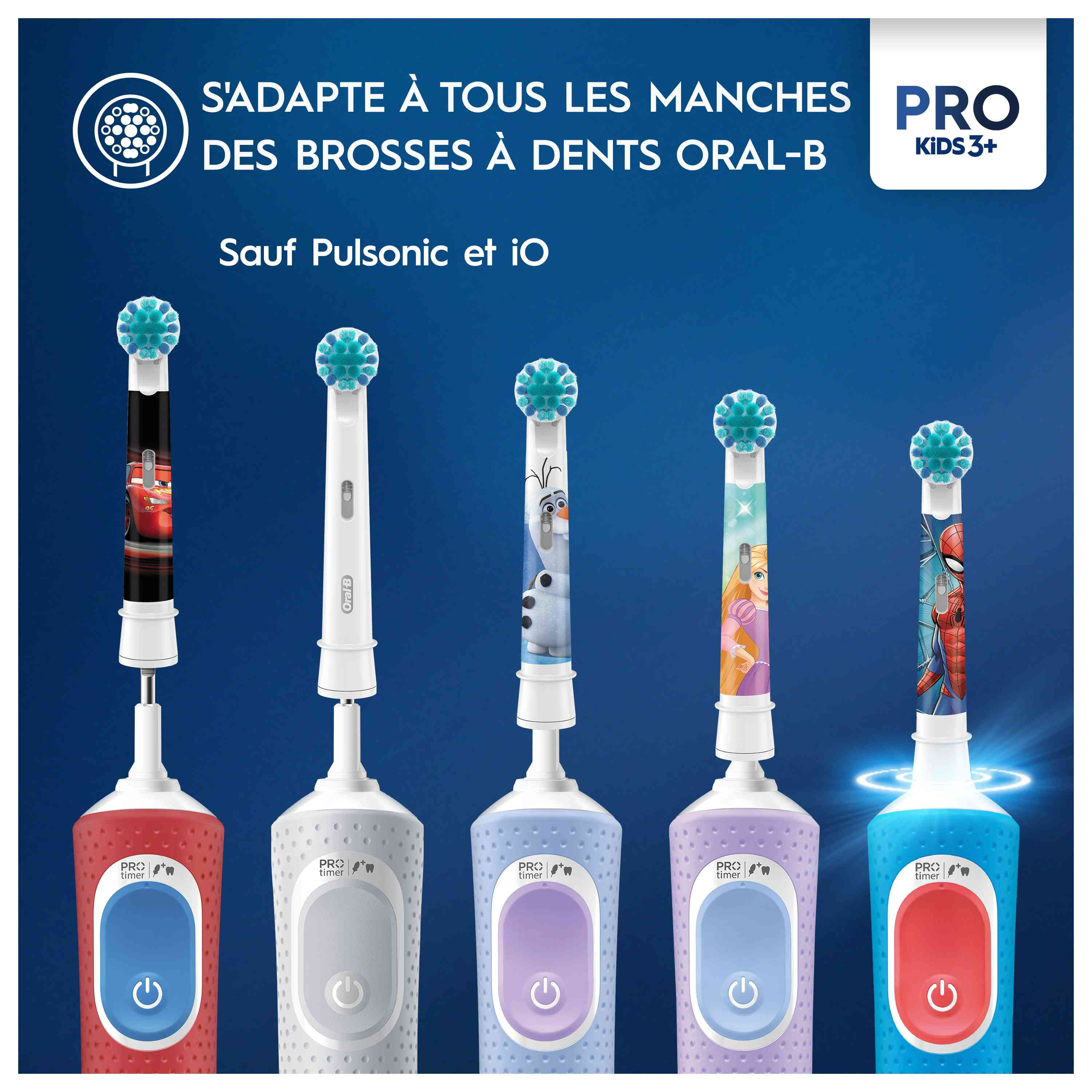 Oral-B Kids - 4 brossettes Reine des Neiges - 12 mois