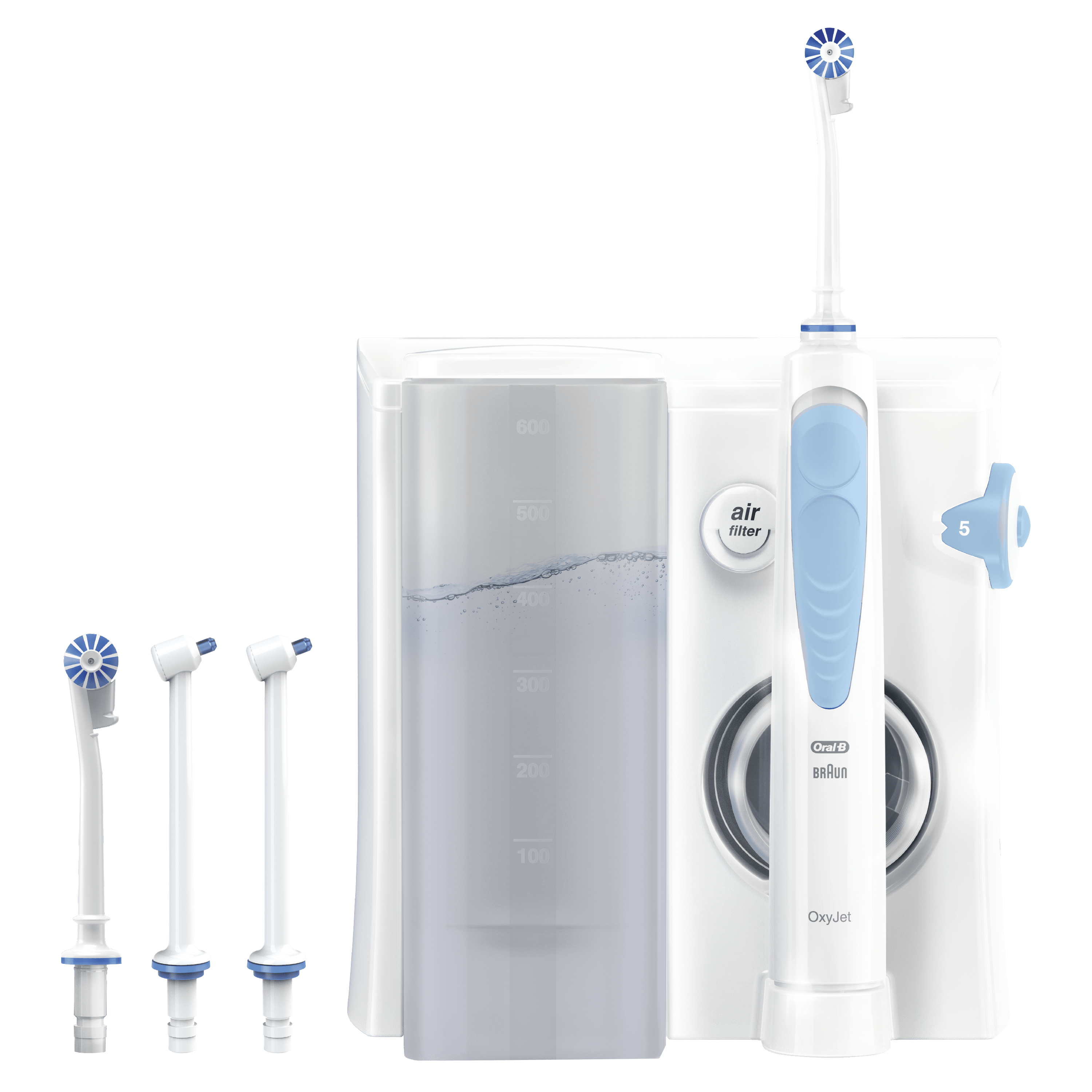 Oral-B Oral Health Center Hydropulseur : Fil Dentaire À L’eau, 2 Canules Oxyjet, 2 Canules Water Jet