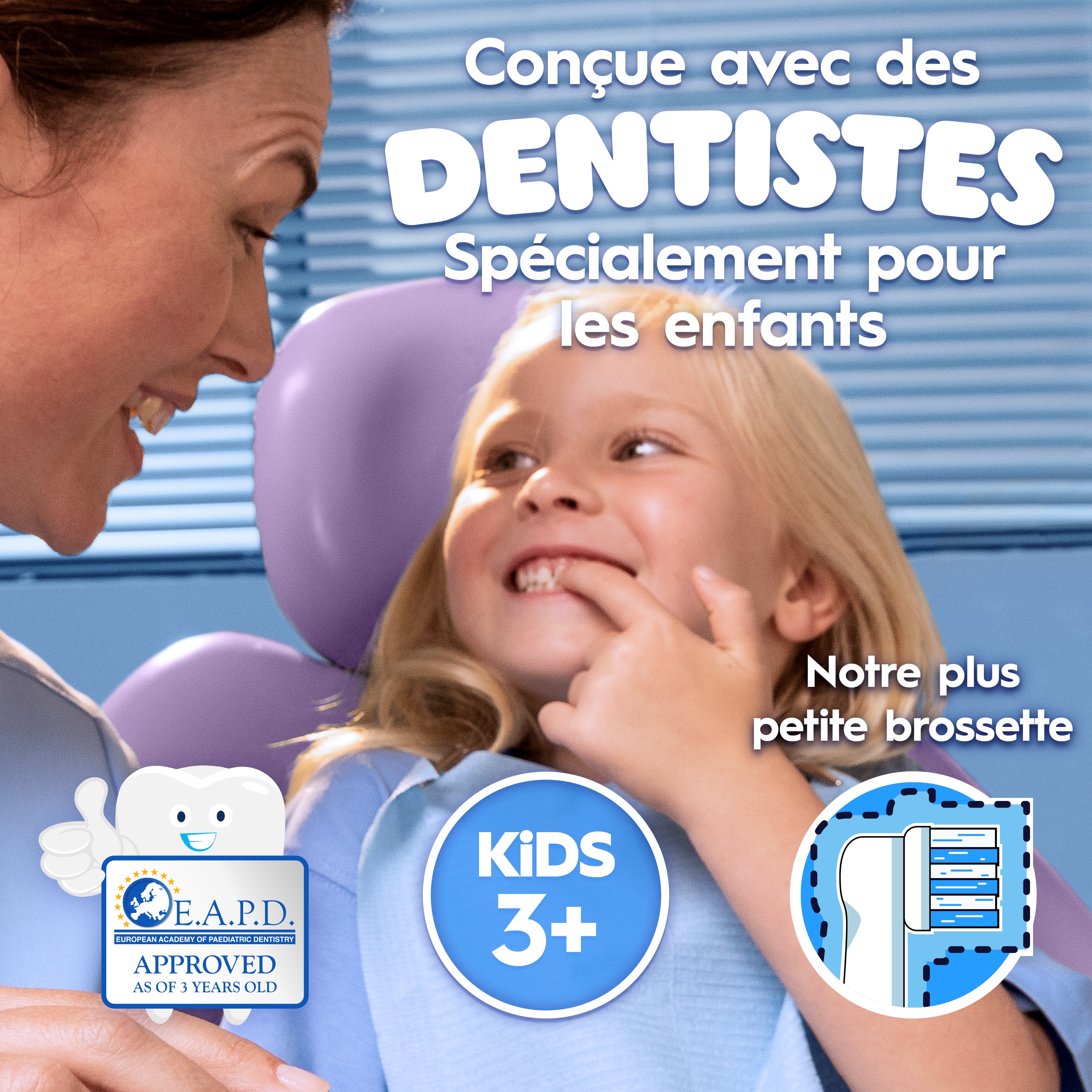 Oral-B Kids - 4 brossettes Reine des Neiges - 12 mois