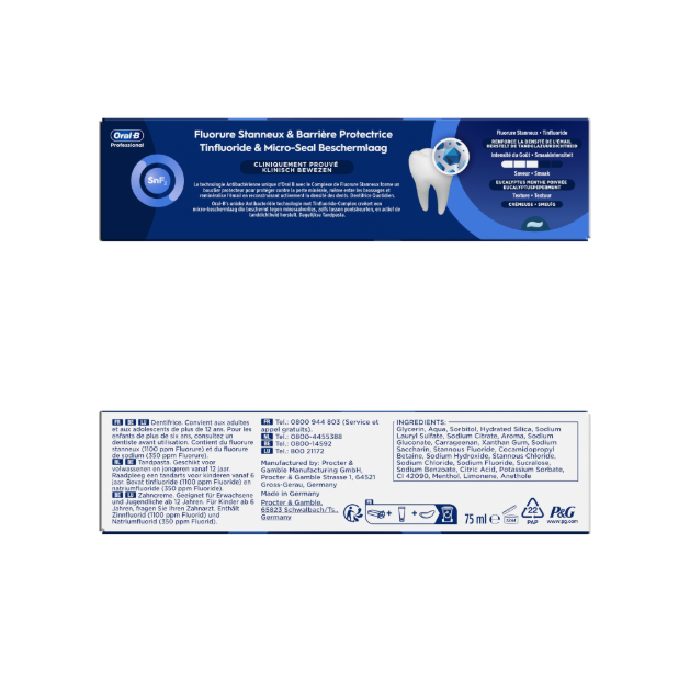 Pack Oral-B iO6 Rose - Sensibilité avec : 1 brosse à dents électrique + 2 dentifrices + 2 brossettes + 1 étui de voyage