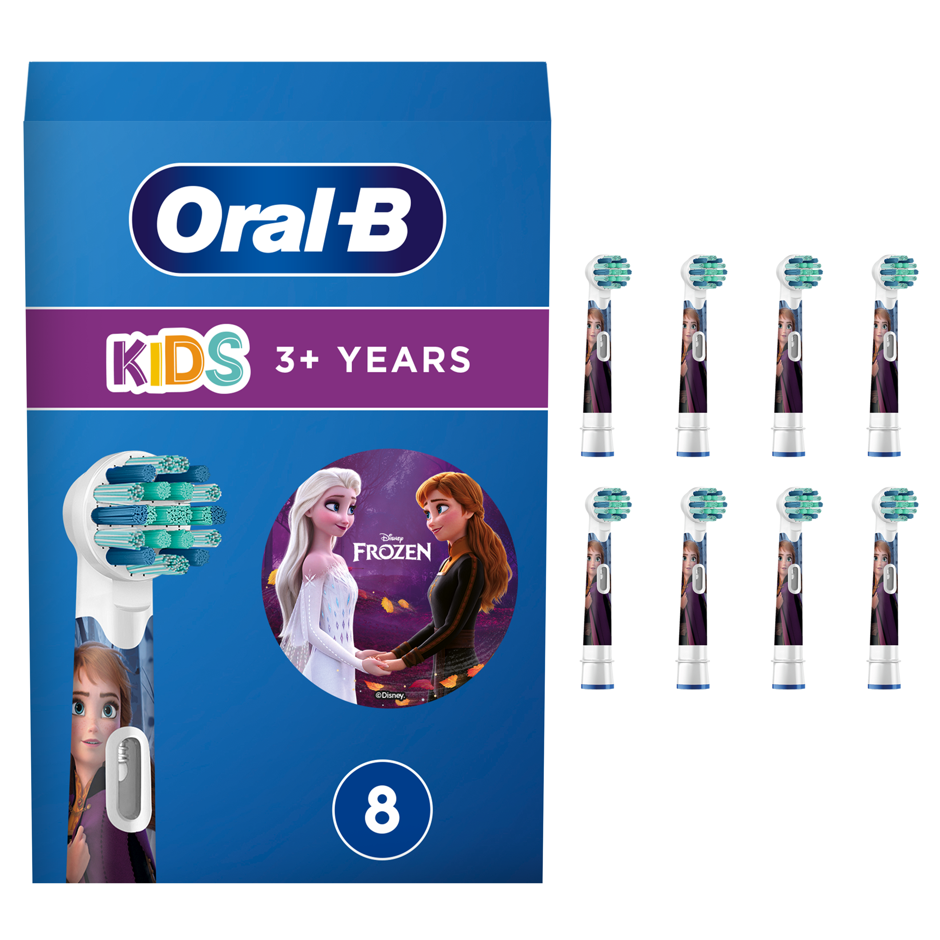 Oral-B Pro3 Junior Brosse à dents électrique avec 2 brossettes + 8 brossettes
