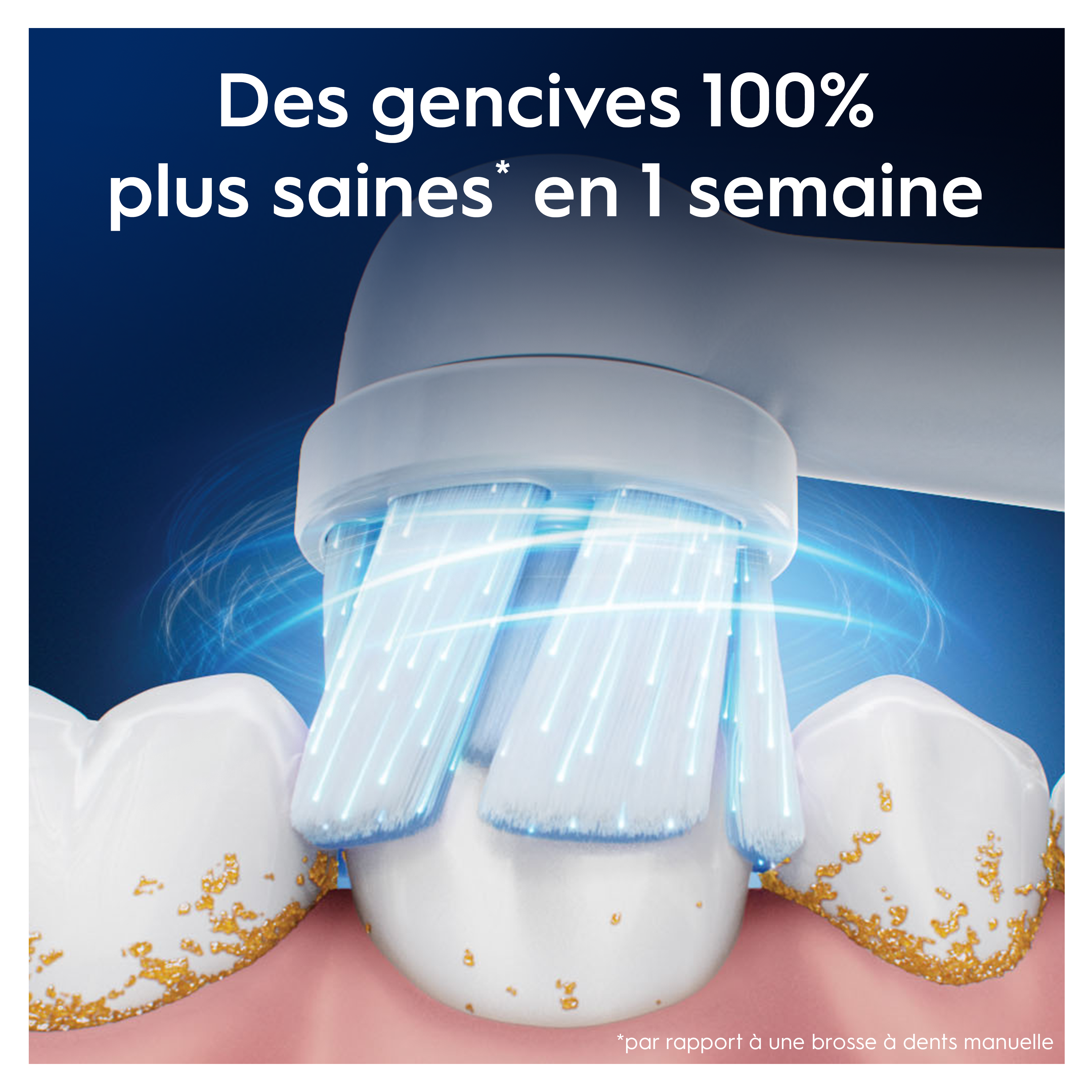 Oral-B iO - 8 brossettes Gentle Care Blanches - 24 mois